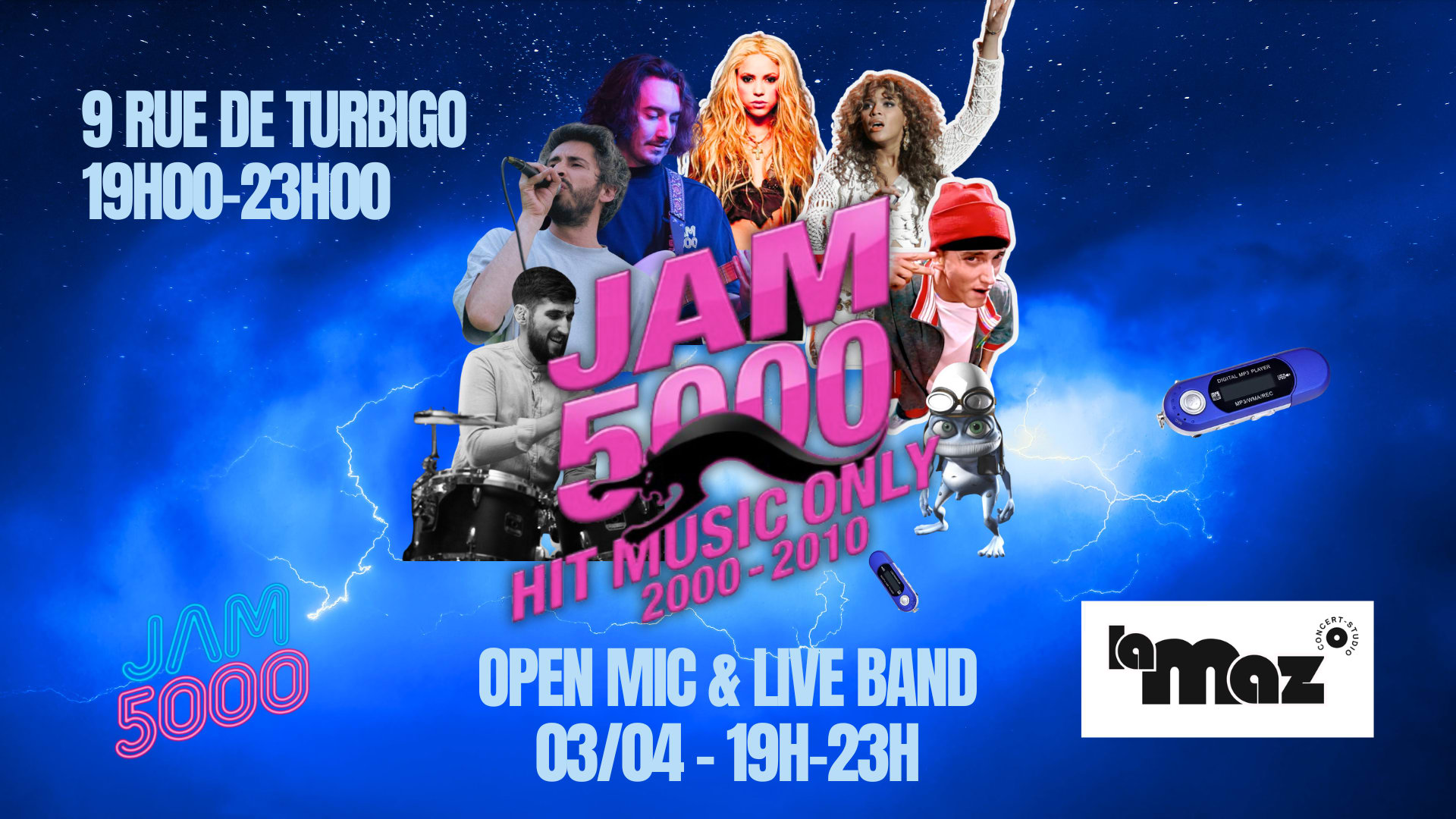 Jam 5000 Soirée Années 2000