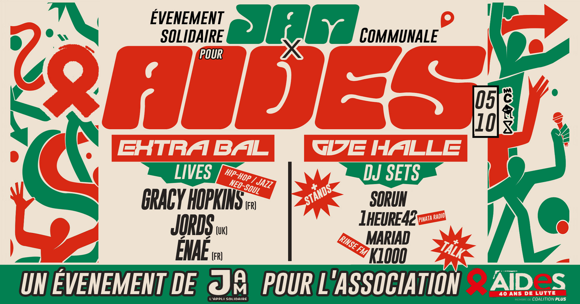 Jam X Aides W/ Gracy Hopkins, Jords, Énaé & More !