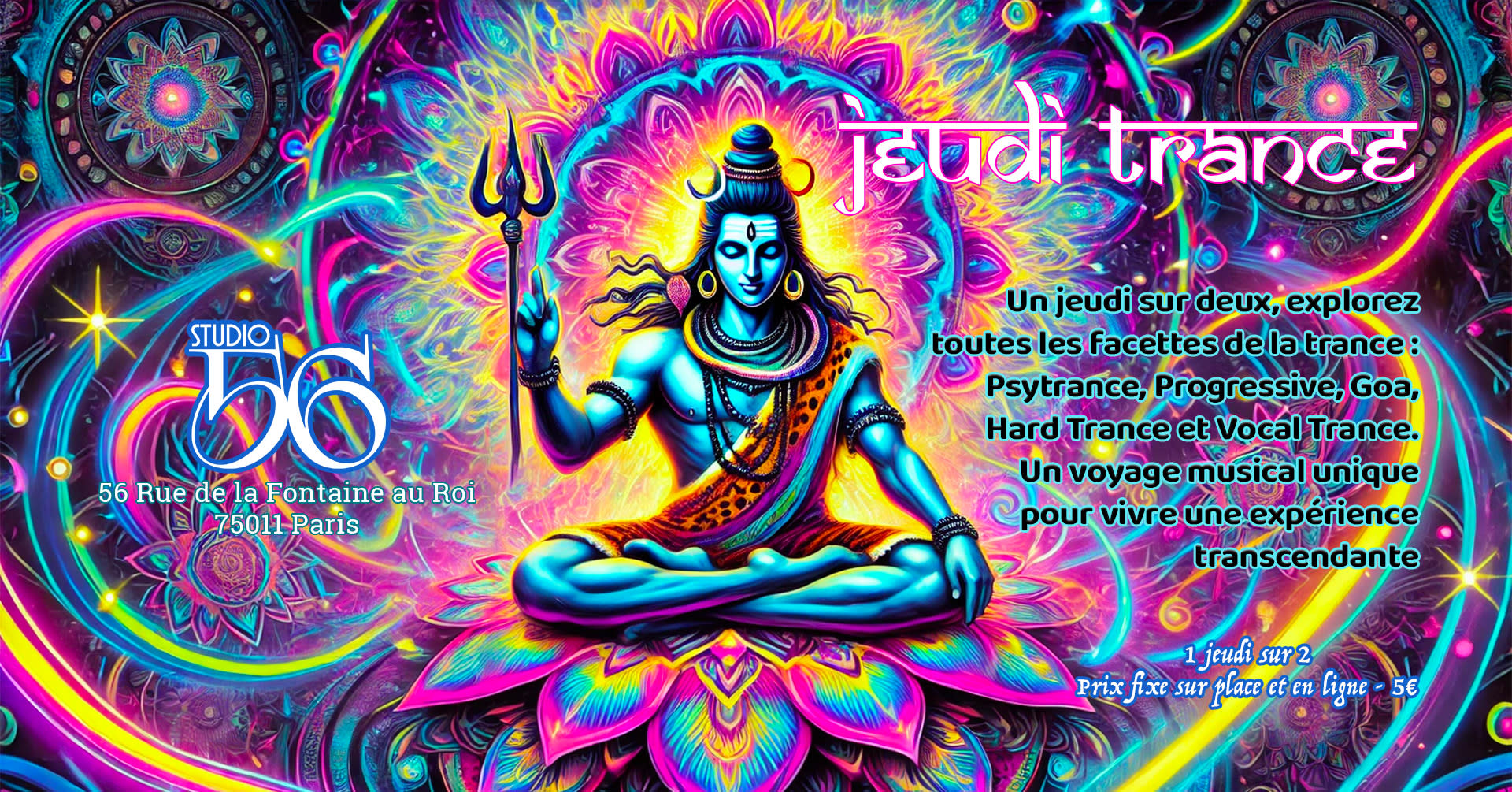 Jeudi Trance Invite Hypnia, Evajane & Shockwave