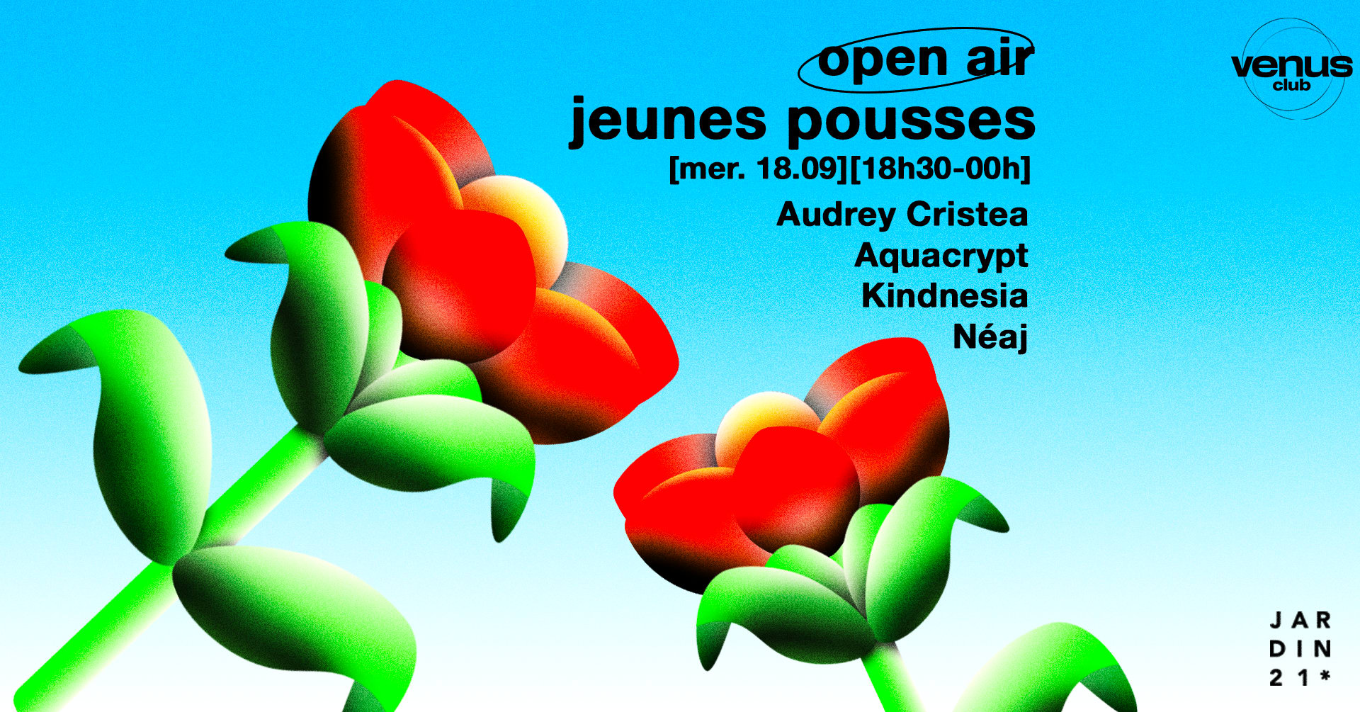 Open Air Jeunes Pousses X Vénus Club