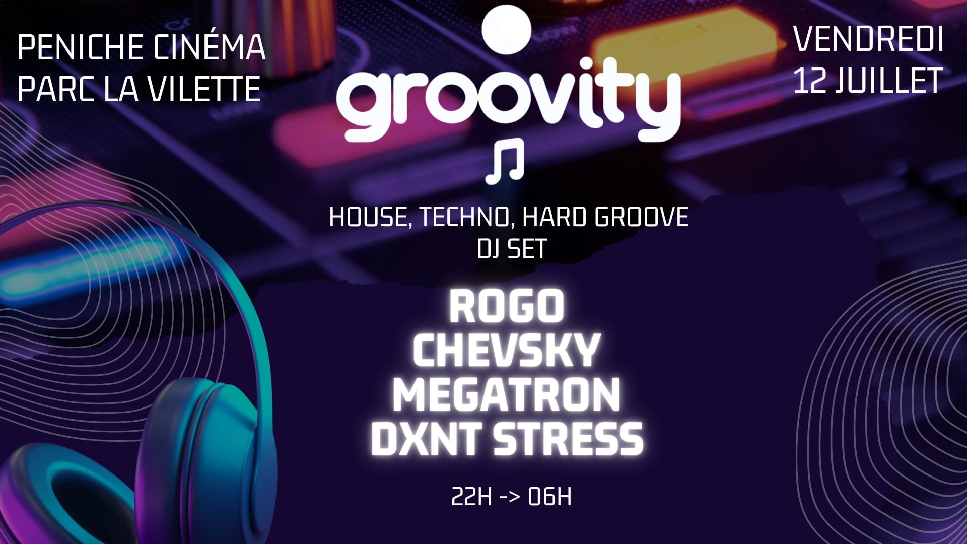 Sunset Groovity Fest @ La Péniche Cinéma