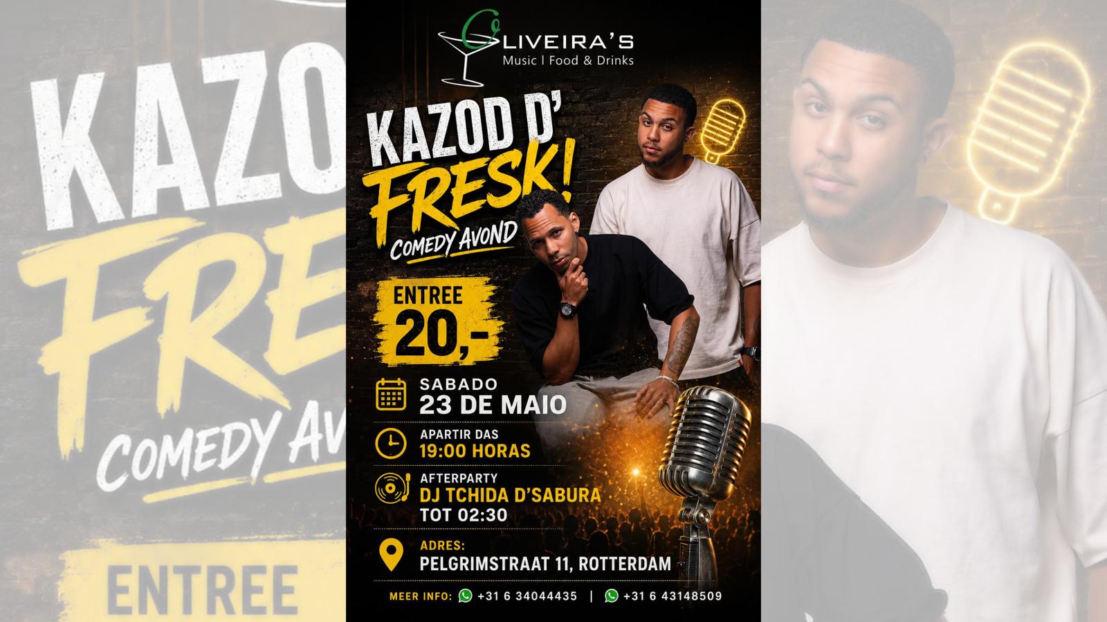 Kazod D'fresk - Comedy Avond