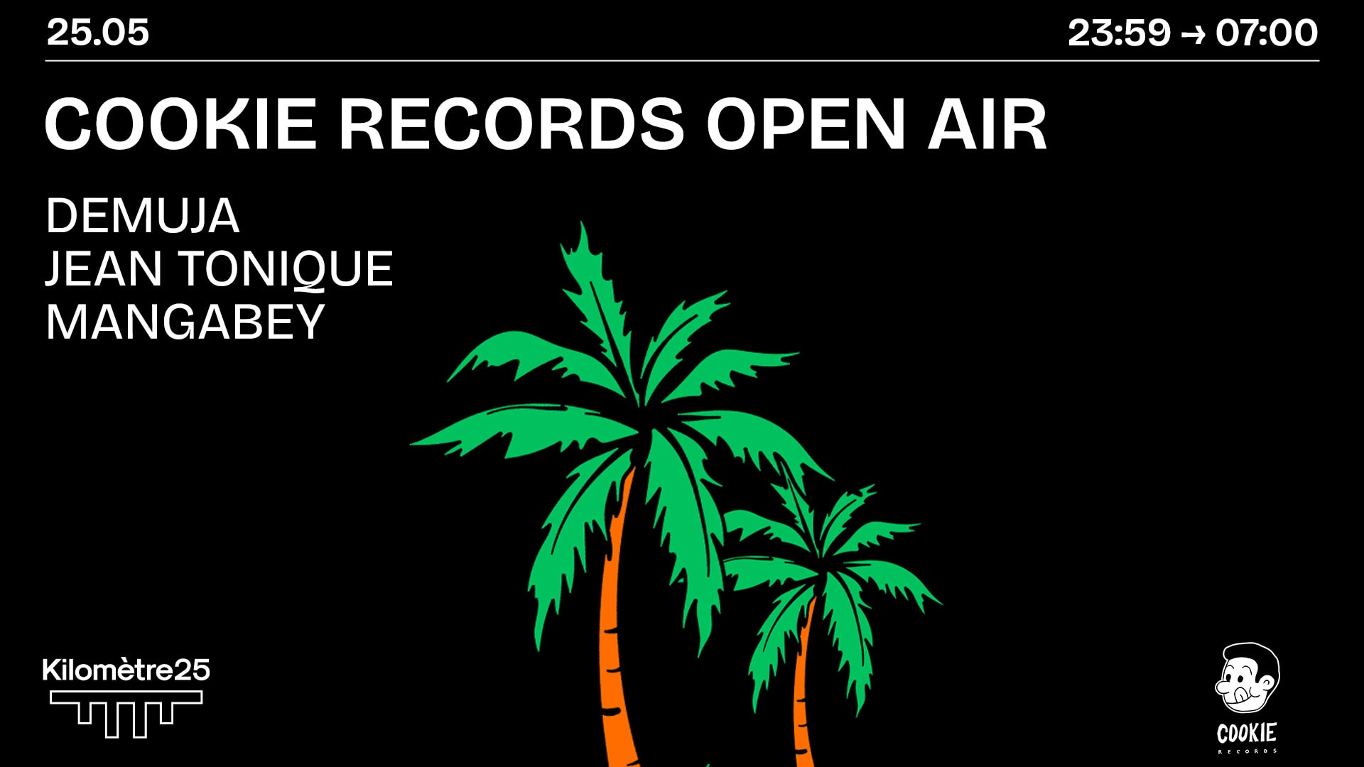 Cookie Open Air X Km25 : Demuja, Jean Tonique & Mangabey