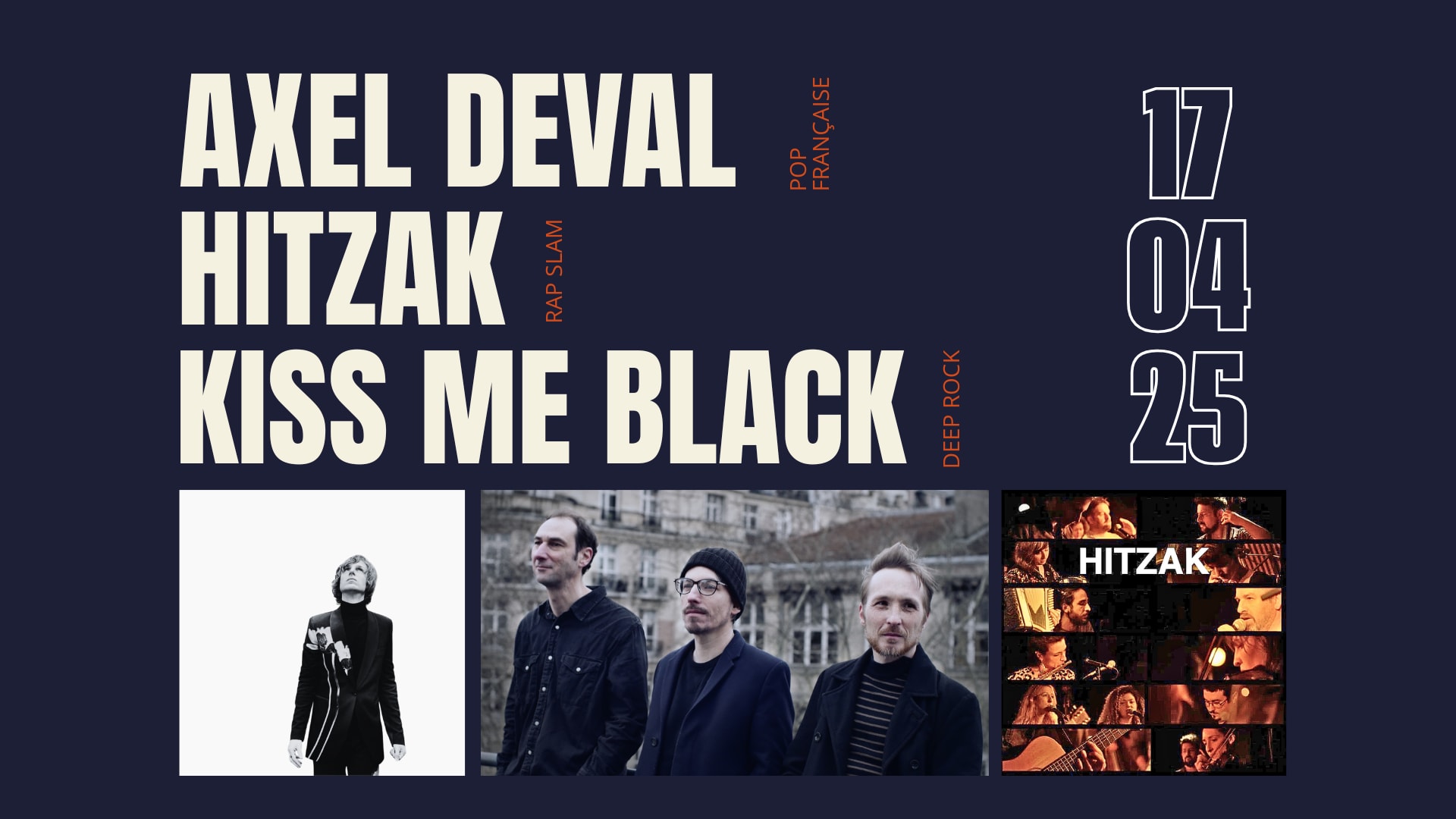 Kiss Me Black X Hitzak X Axel Deval
