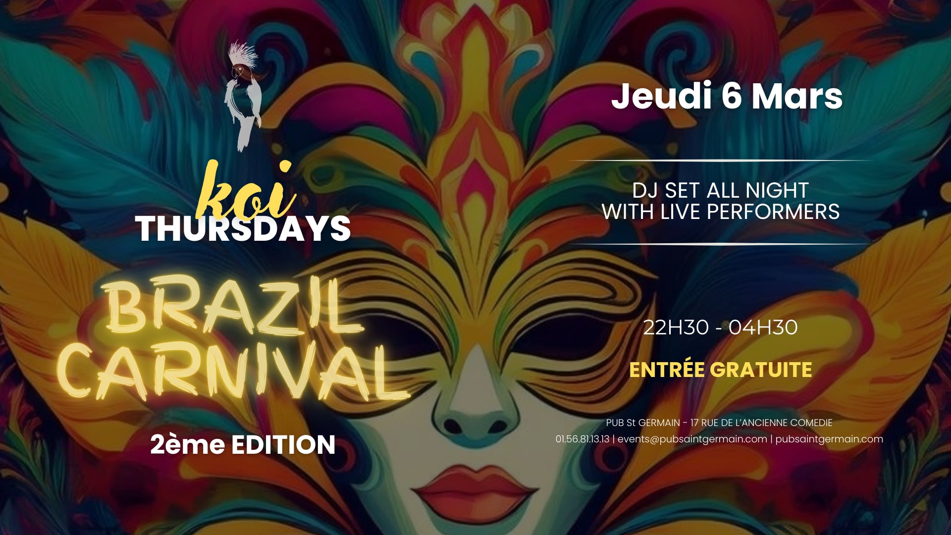 Brazil Carnaval @Club St Germain