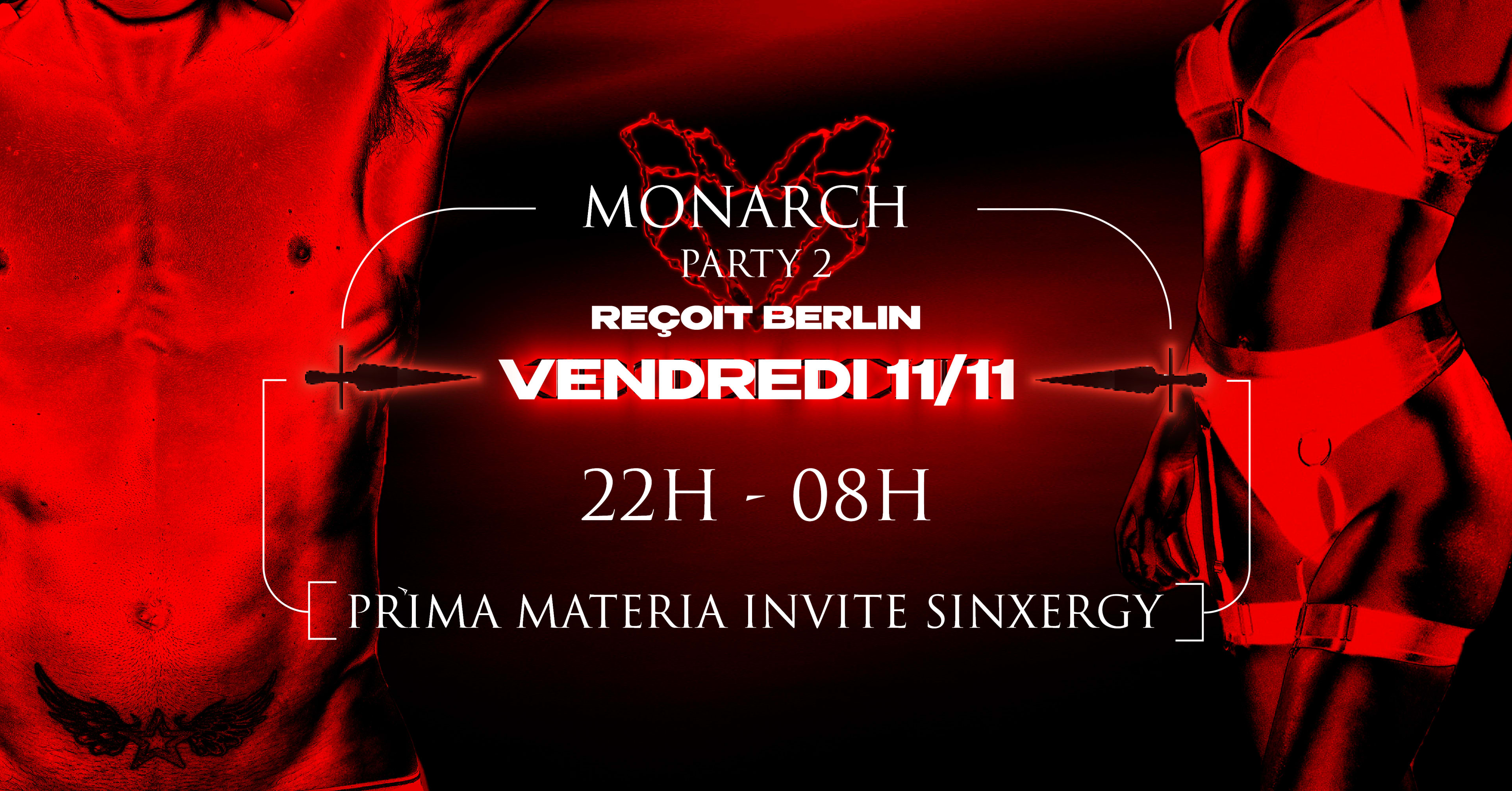Monarch Reçoit Berlin : Prima Materia Invite Sinxergy