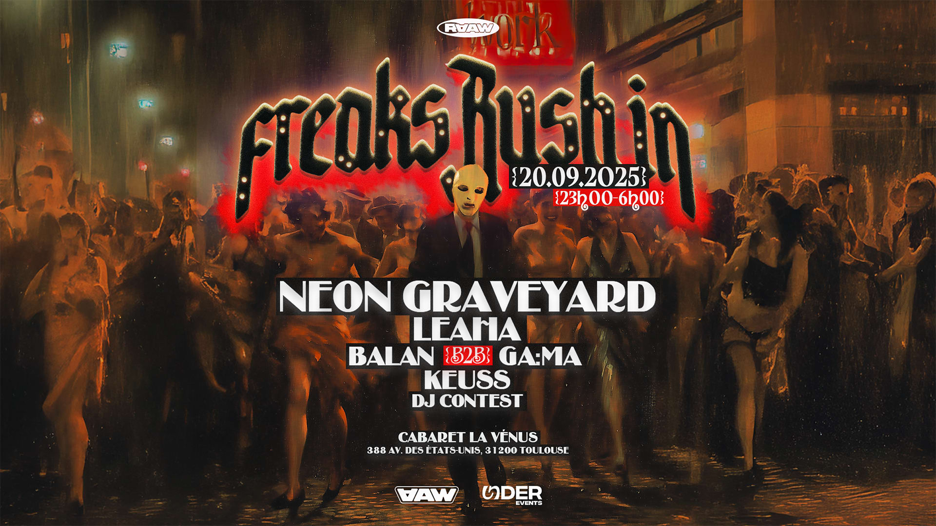 Freaks Rush In : Neon Graveyard, Leaha & More