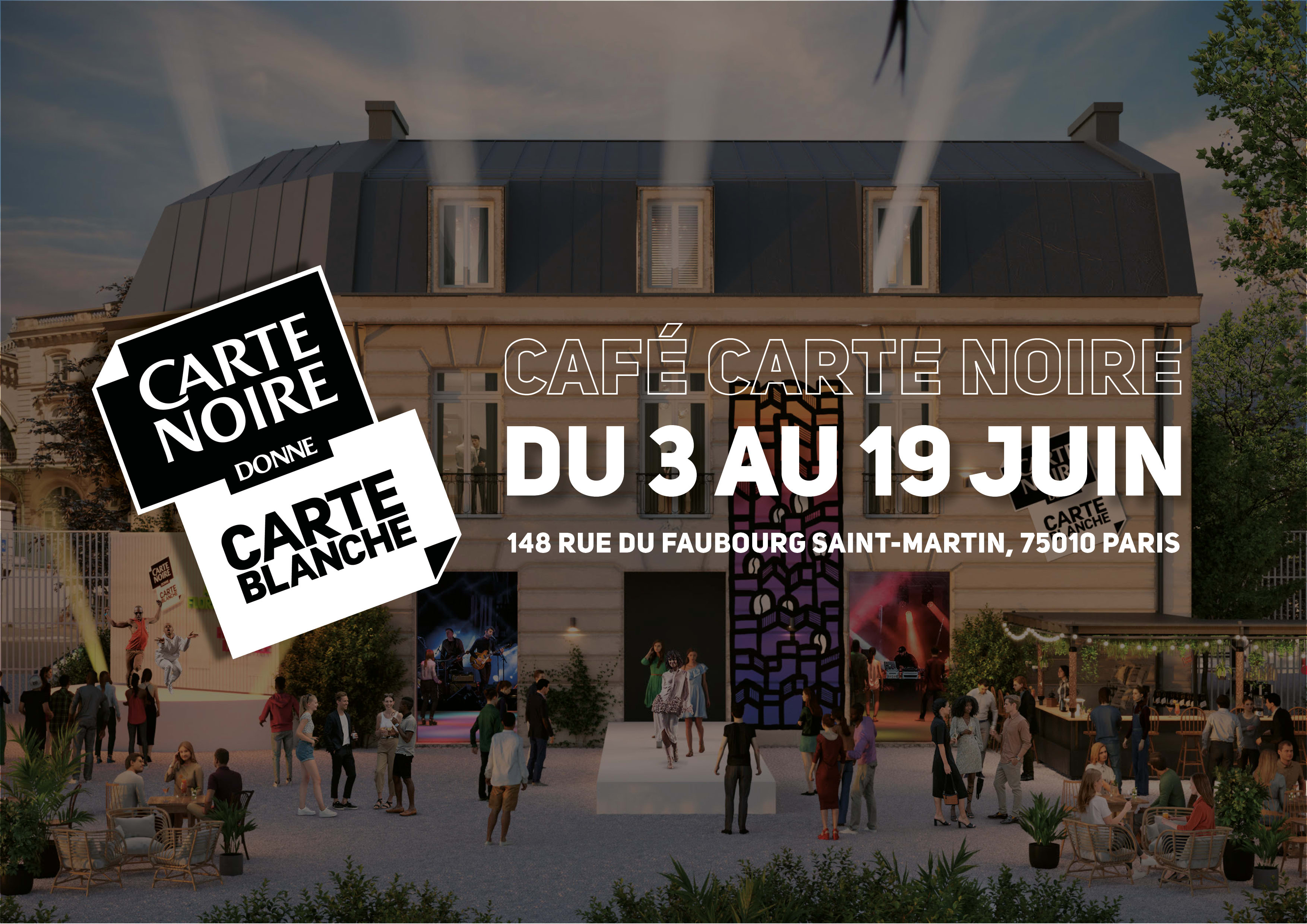 Carte Noire Donne Carte Blanche À Yuksek, You Man & Get A Room