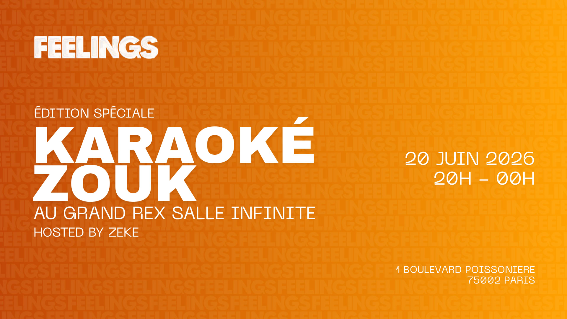 Karaoké Zouk By Feelings - Édition Spéciale