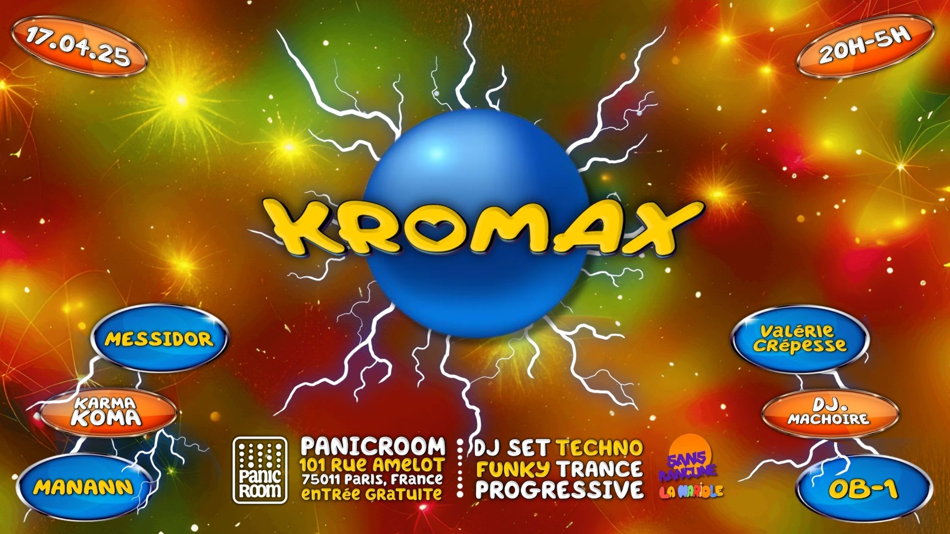Kromax : Messidor, Valerie Crepesse, Karma Koma & More