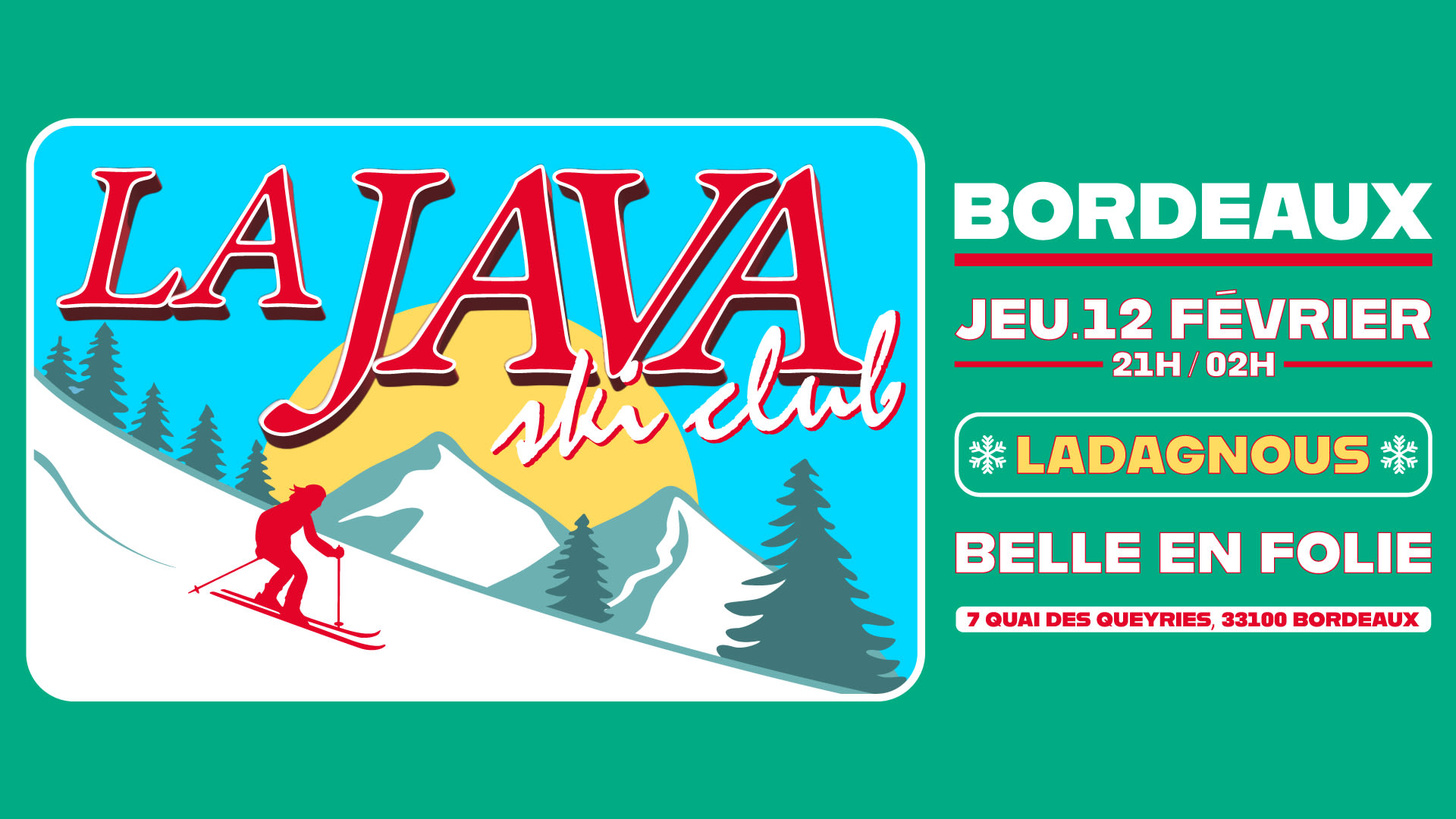 L'après-Ski By Java Ski Club - Jeudi 12 Février