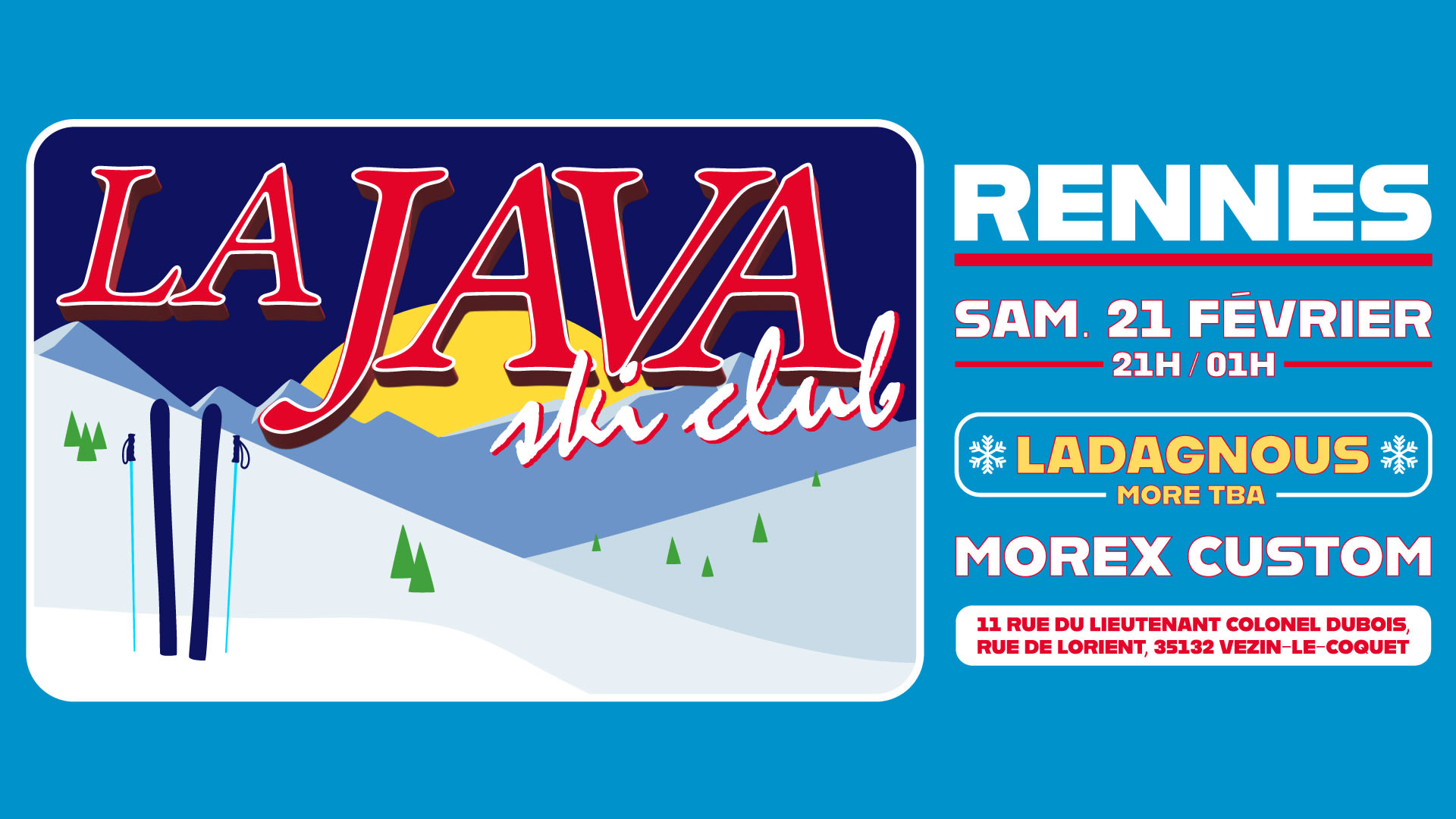 L'après-Ski By Java Ski Club - Samedi 21 Février