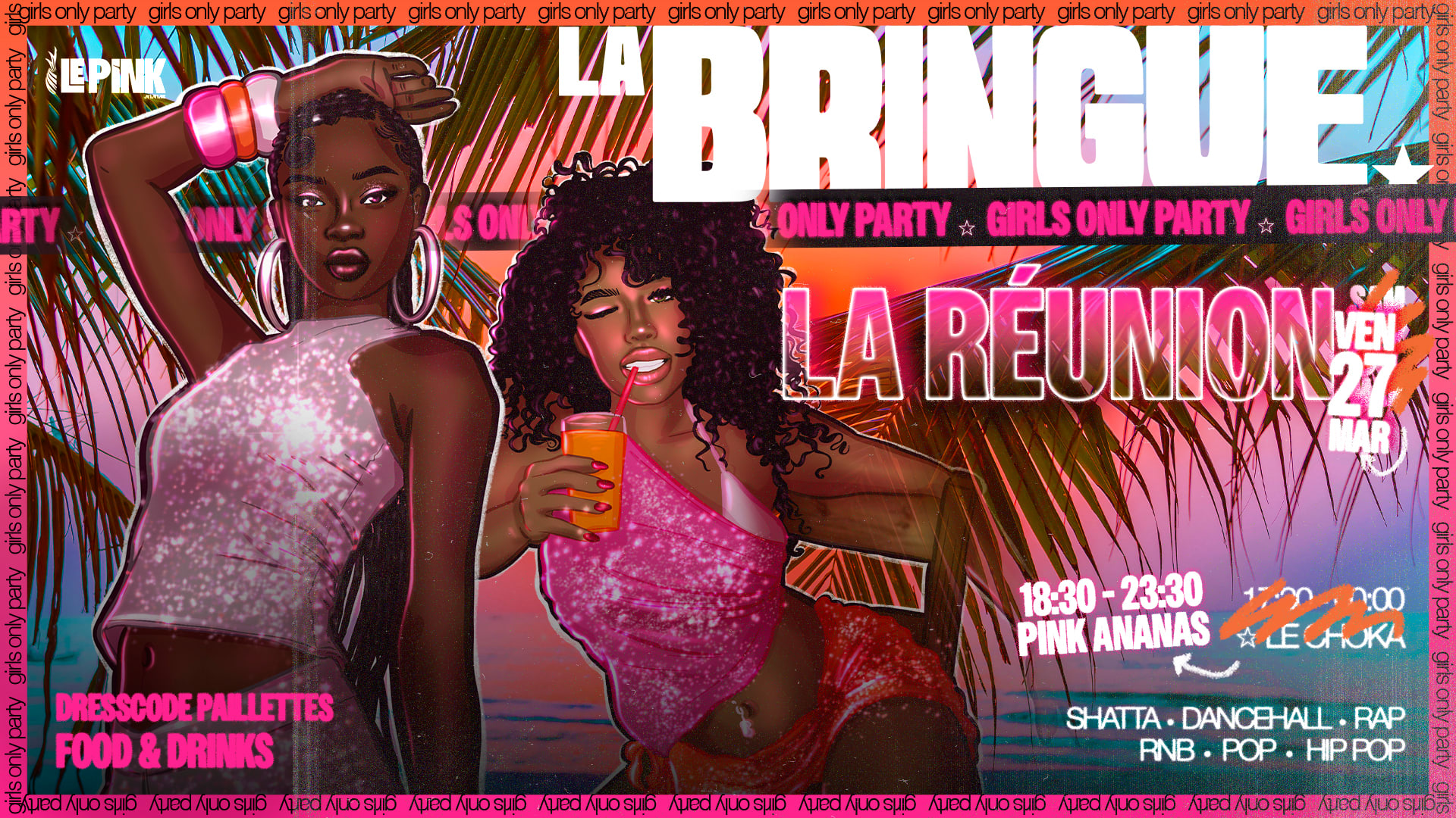 La Bringue Girls Only - La Réunion - Glitter Party