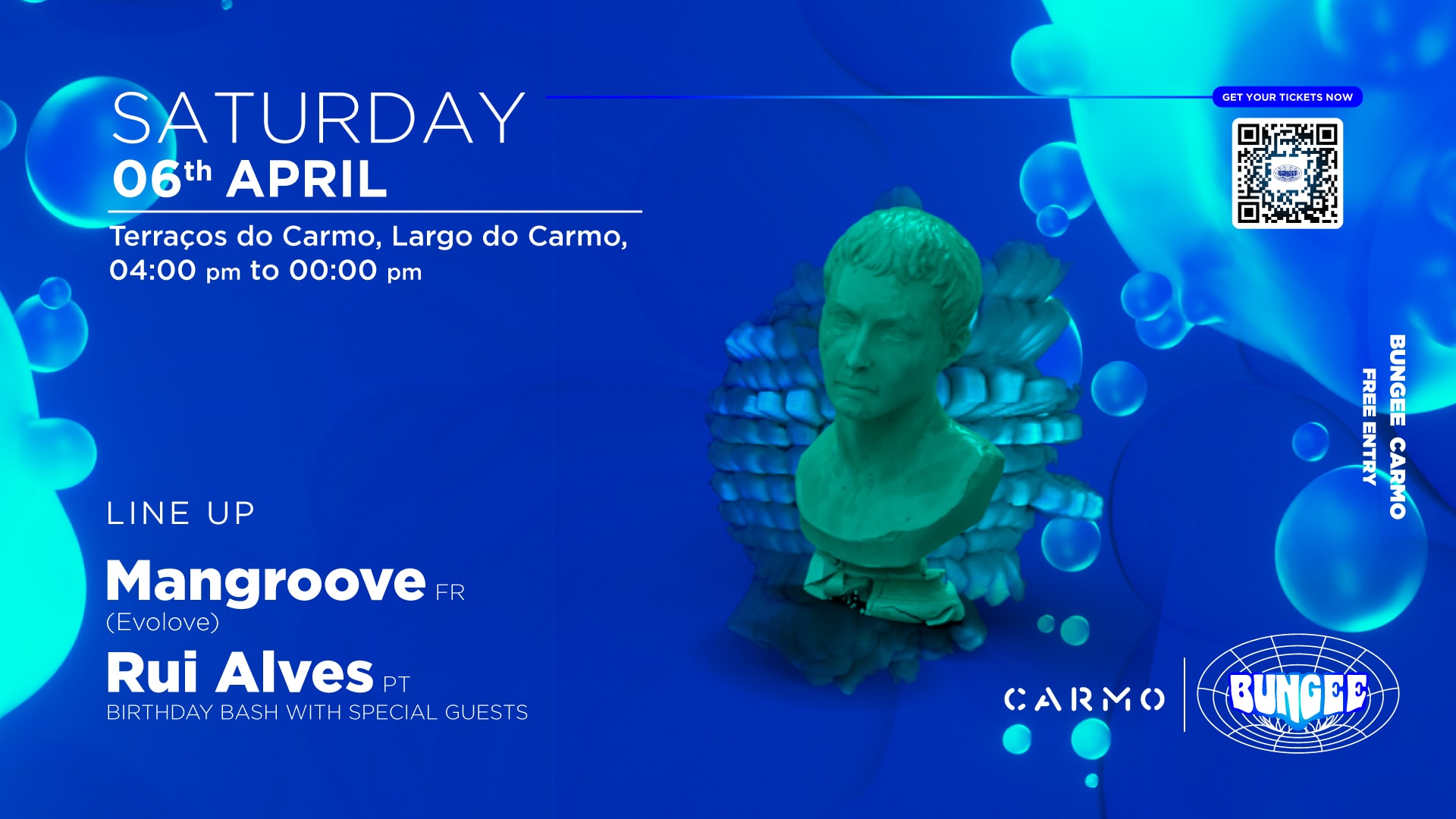 Mangroove • Rui Alves W/ Special Guests  | Sat 6 Apr • Carmo