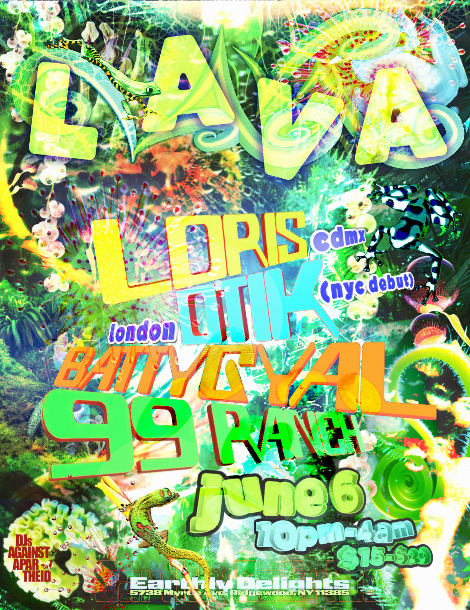 Lava007 :: Otik (Uk), Loris (Cdmx), Battygyal, And 99 Ranch