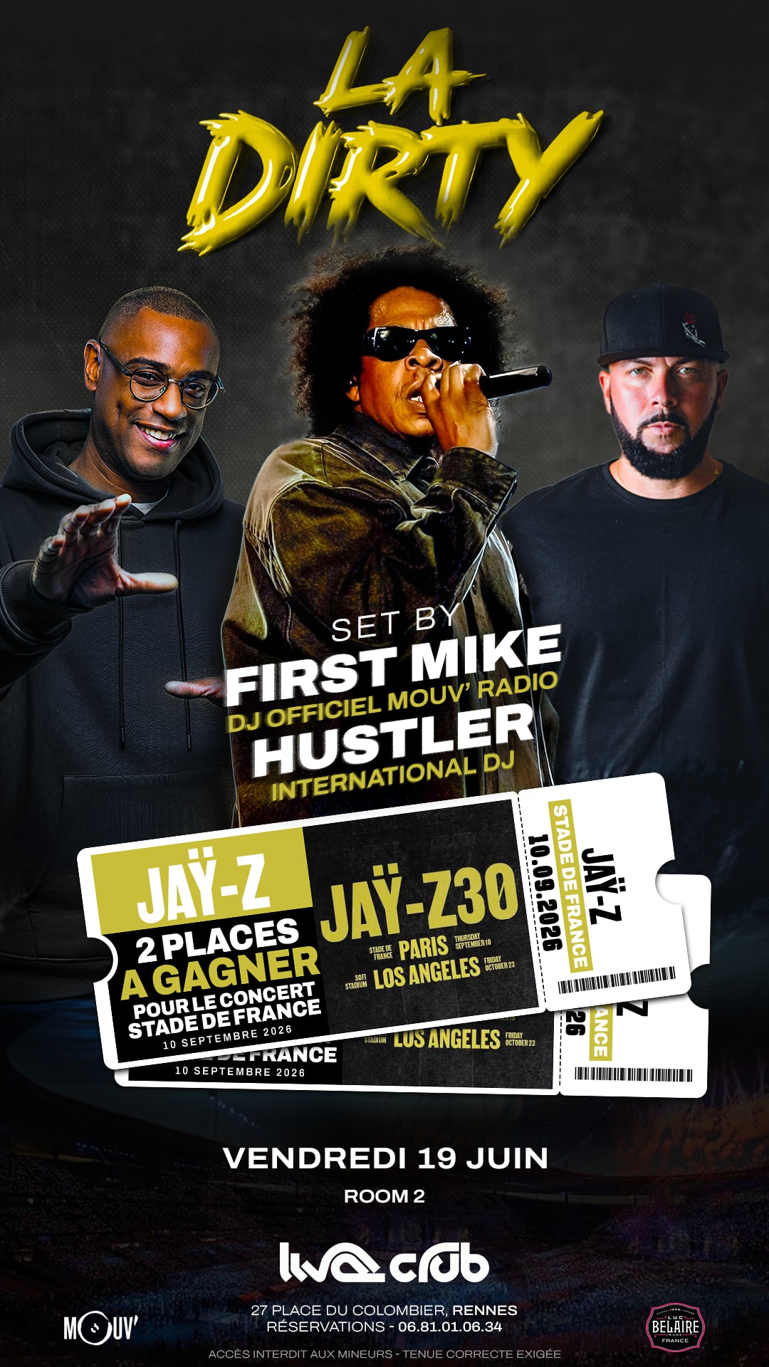 La Dirty : Cayz'm (R1) + First Mike & Hustler (R2)