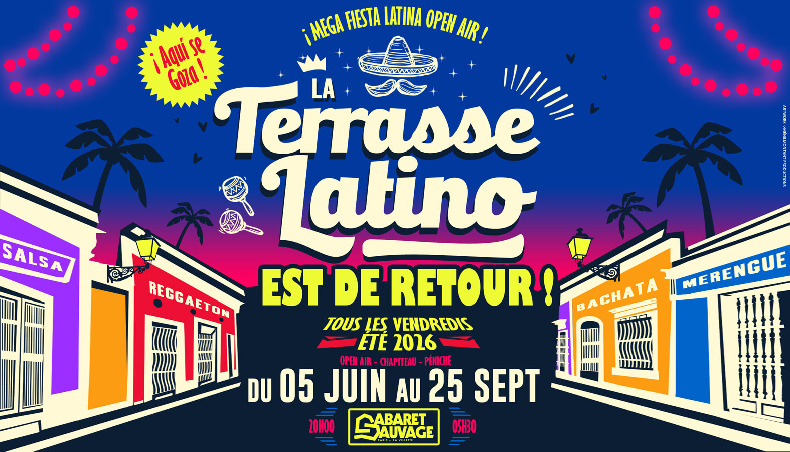La Terrasse Latino Du Cabaret Sauvage ! Closing! 25.09.2025