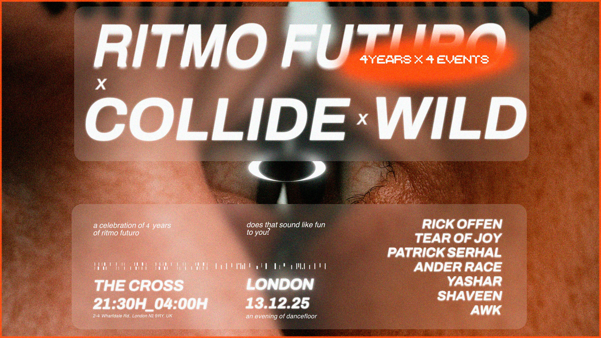 Ritmo Futuro 4 Years X 4 Events_London