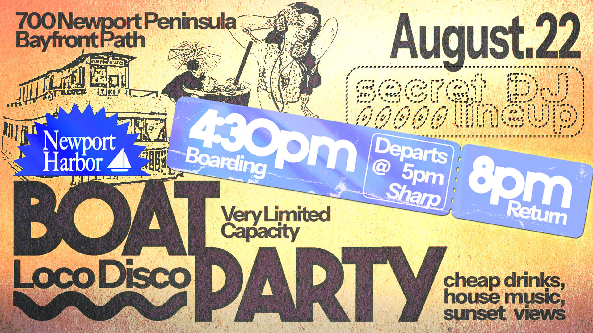 Loco Disco Boat Party (Newport Harbor)