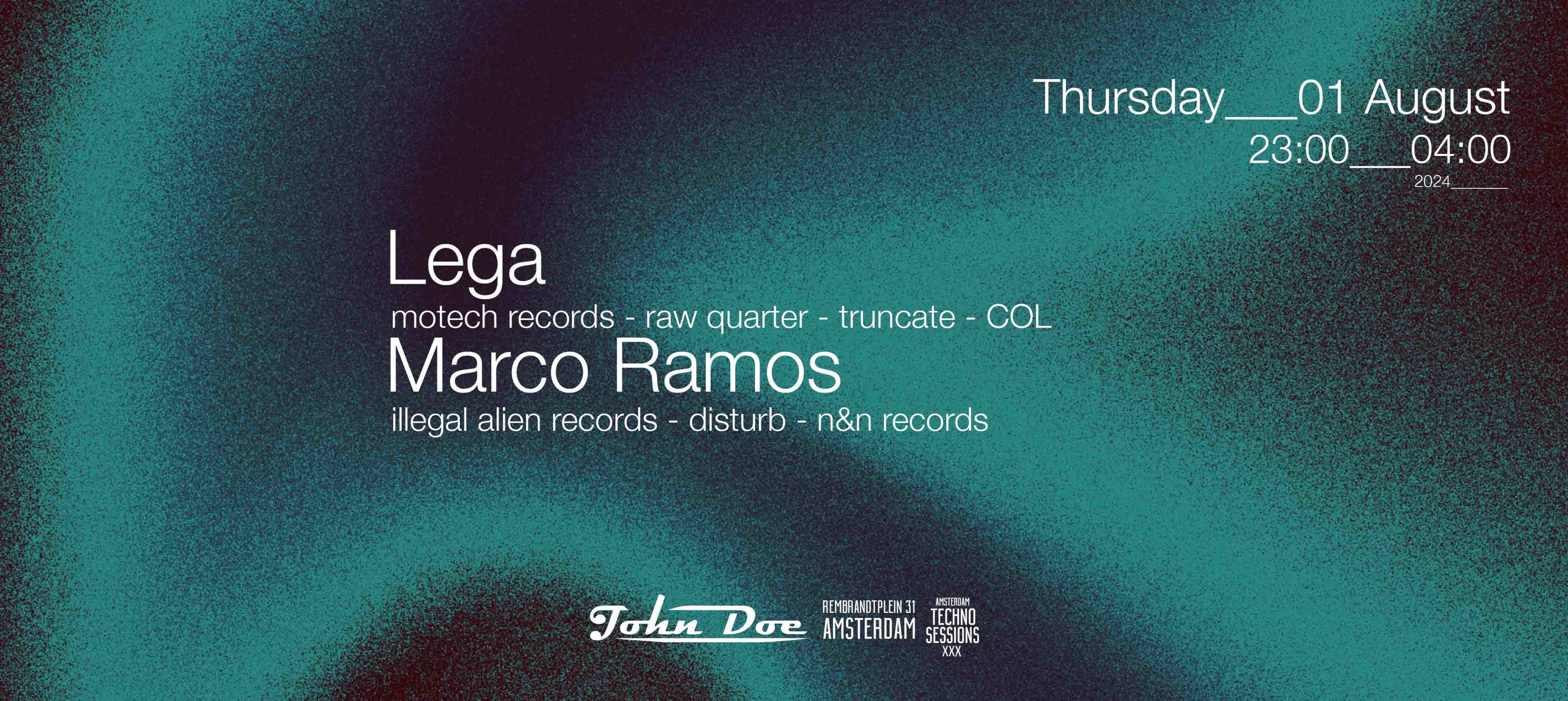 Amsterdam Techno Sessions W/ Lega (Raw Quarter-Truncate) Col
