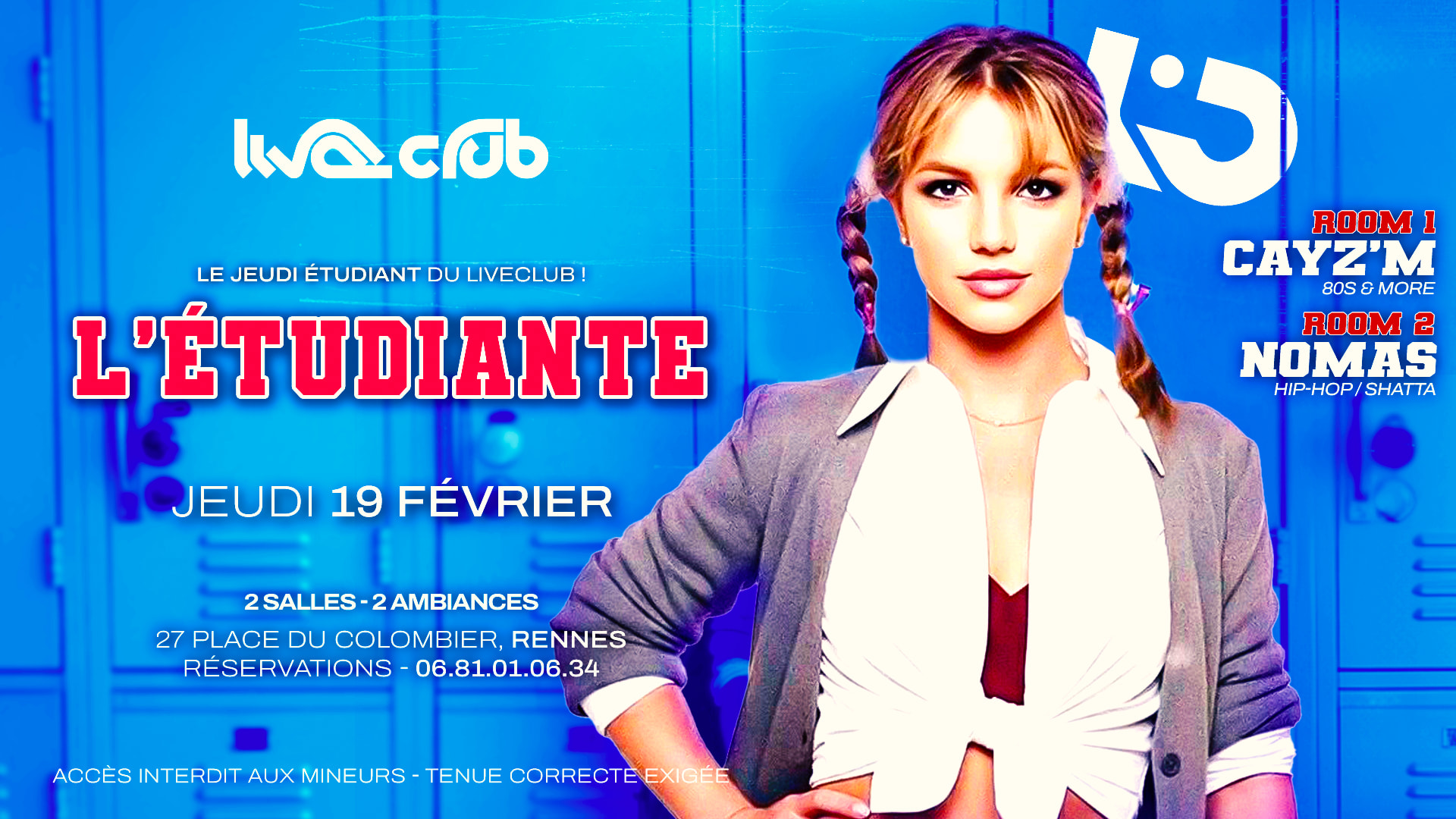 L'etudiante : Cayz'm (R1) & Dj Nomas (R2)