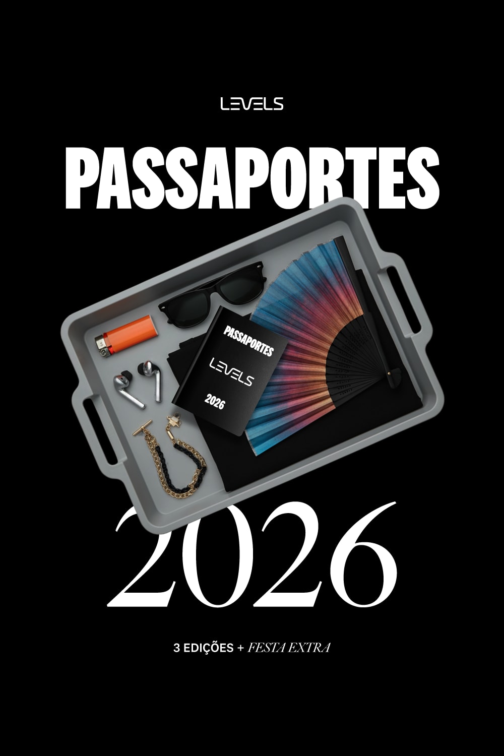Passaportes Levels 2026