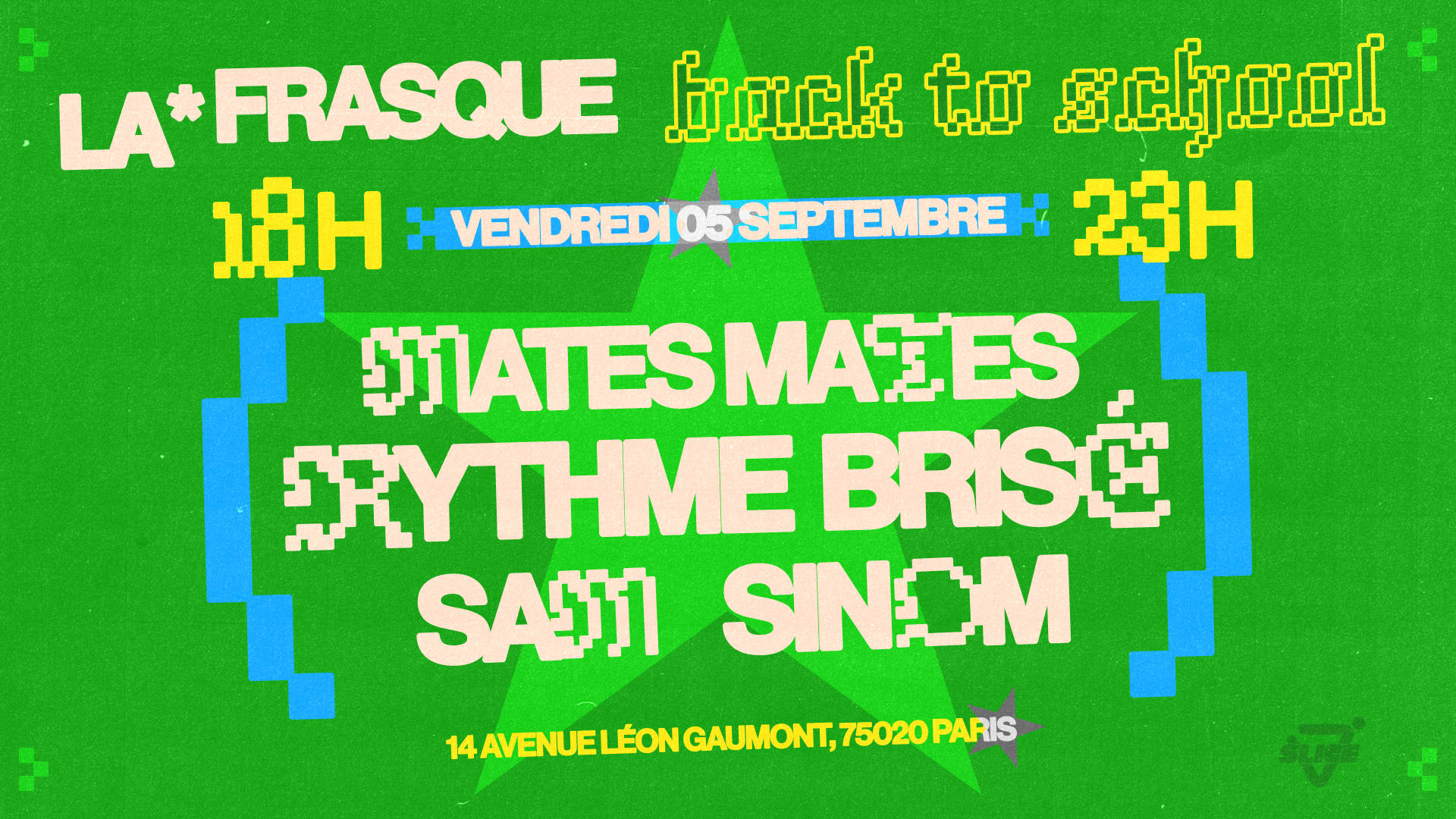 La Frasque 'back To School' X Slice