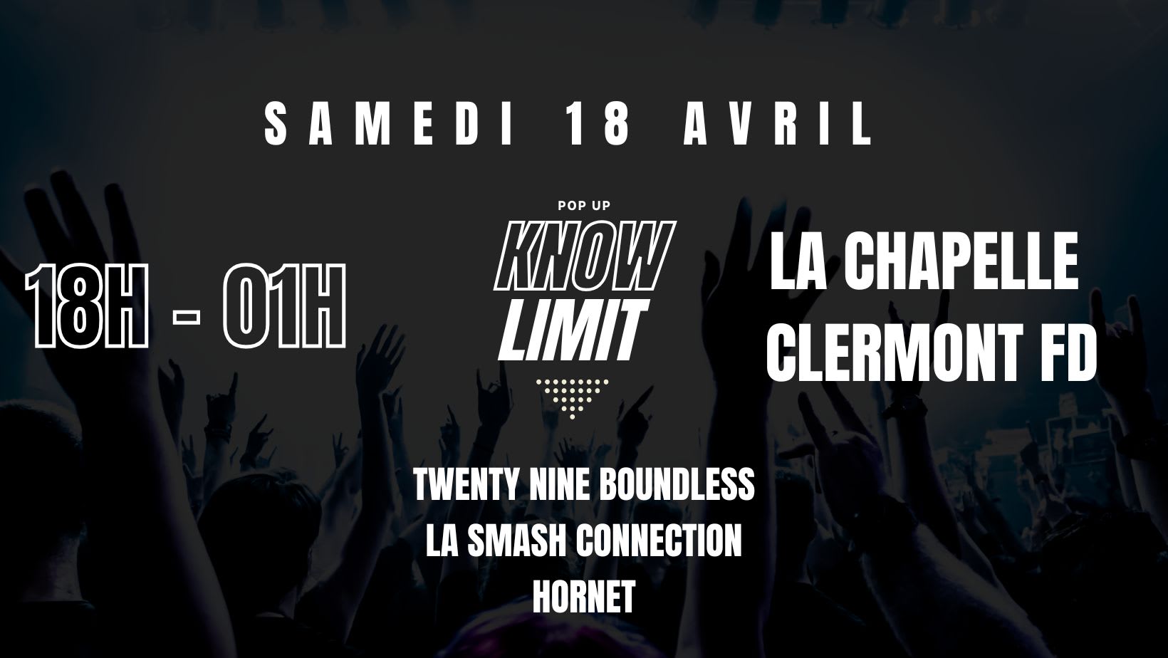 Pop Up La Chapelle Know Limit