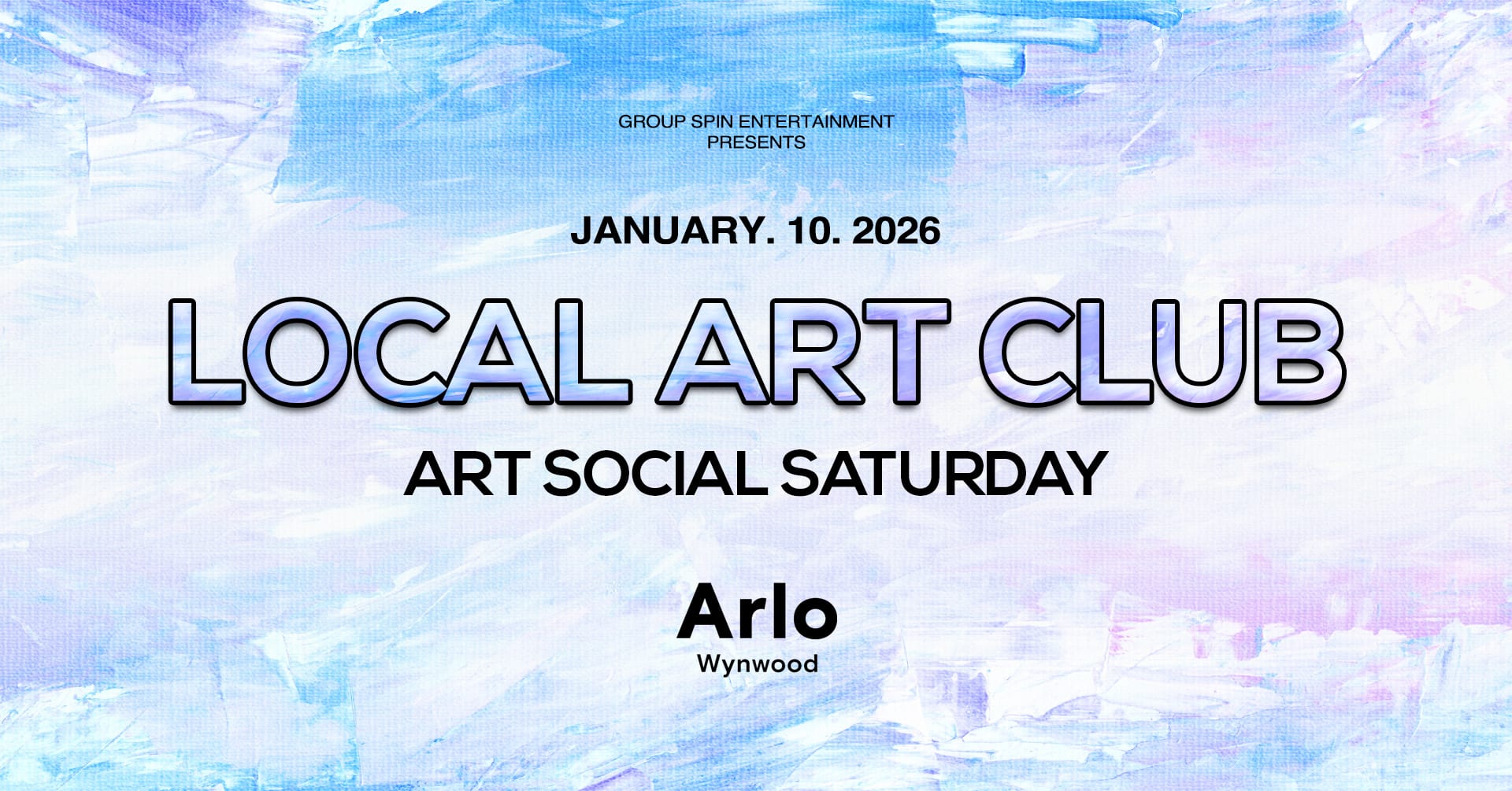 Local Art Club | Art Social Saturday (January 2026)