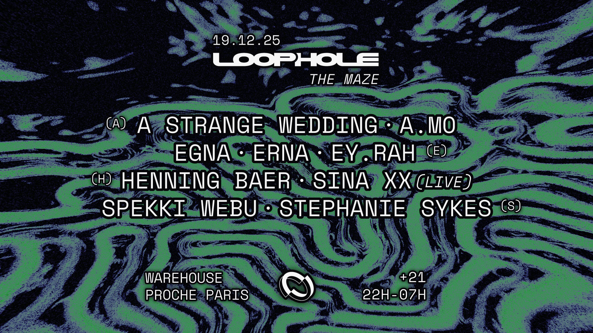 Loophole Warehouse: Spekki Webu, Stephanie Sykes...