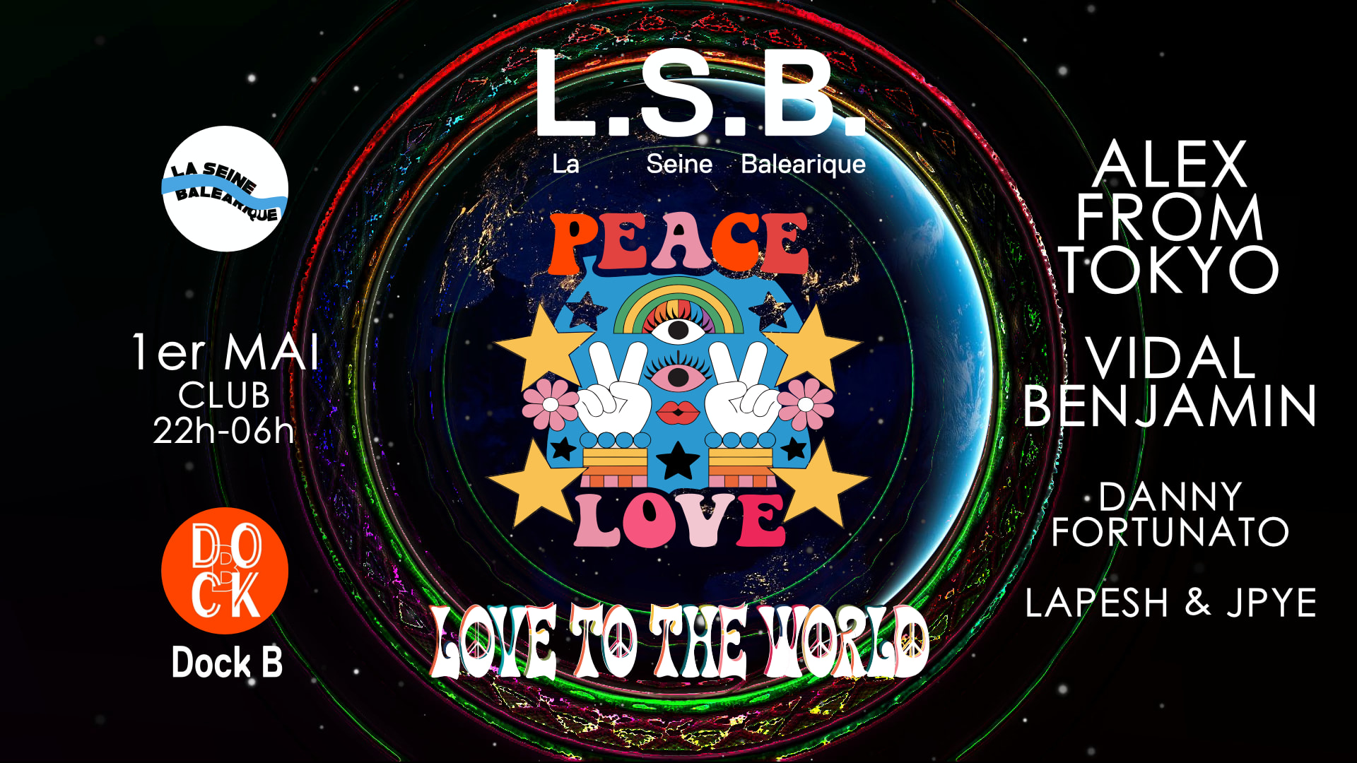 Love To The World Avec La Seine Baléarique