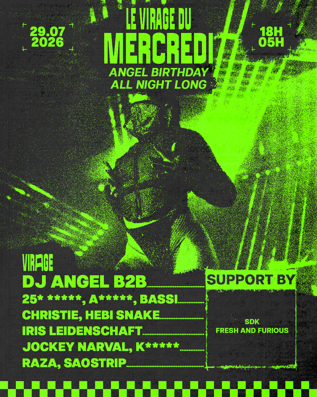 2222 : Dj Angel Birthday X Le Virage Du Mercredi