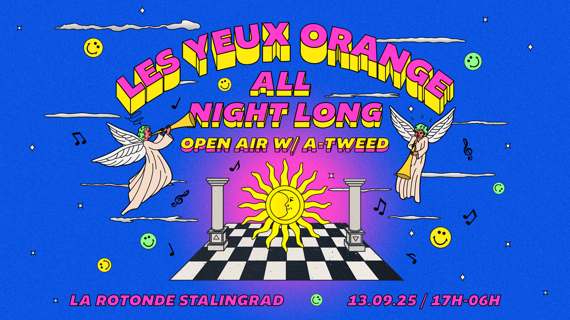 Les Yeux Orange · All Night Long W/ A-Tweed - Free Avant 23h