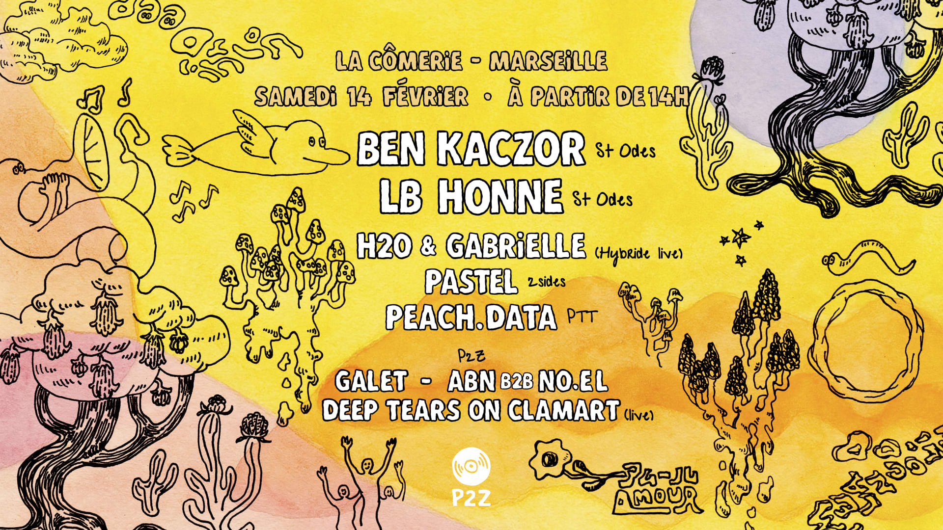 Lb Honne, Ben Kaczor, Pastel,H20&Gabrielle, Peach.Data, Dtoc