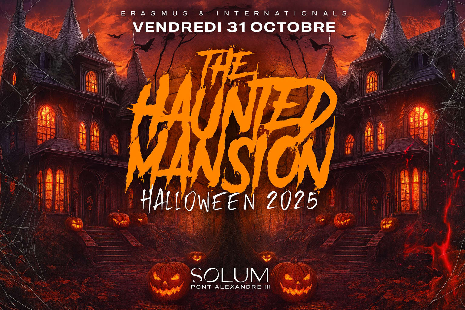Halloween Erasmus Party 2025 - Solum Pont Alexandre III