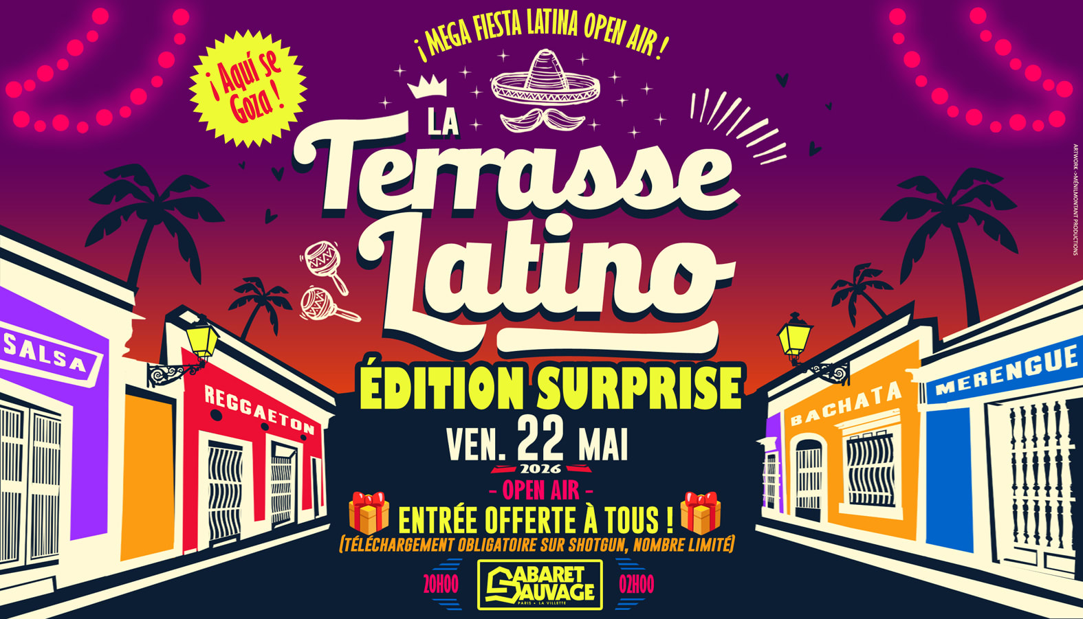 La Terrasse Latino Du Cabaret Sauvage ! Édition Surprise !