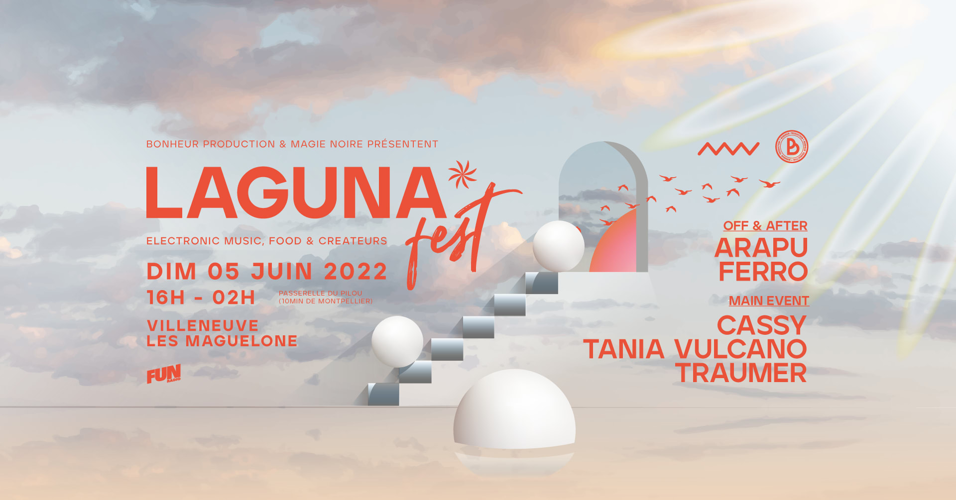 Laguna Fest 2022 : Cassy B2b Tania Vulcano, Traumer 