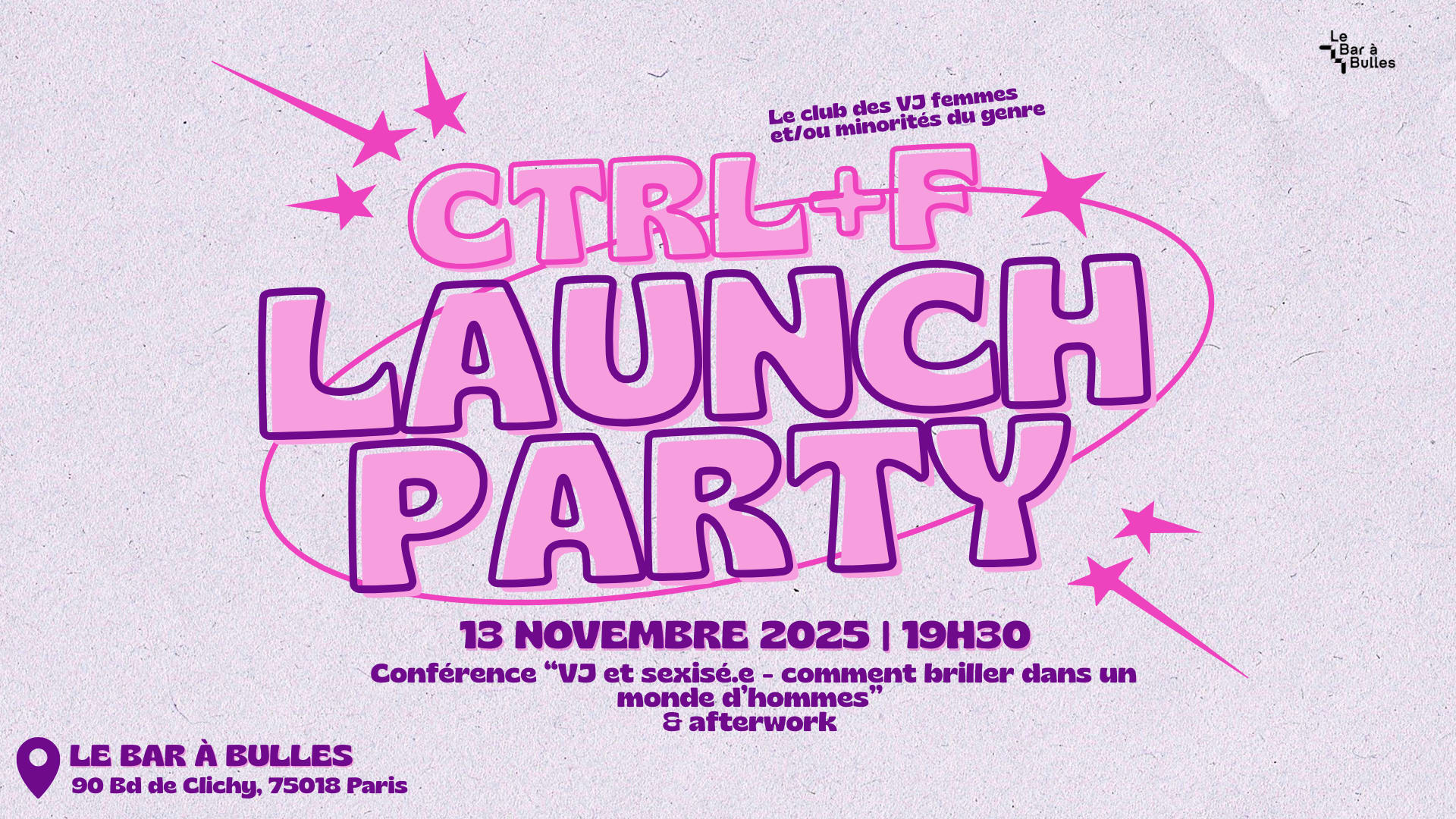 Ctrl+F Launch Party