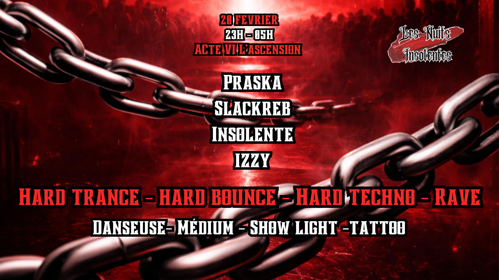 Les Nuits Insolentes : Acte VI L'ascension