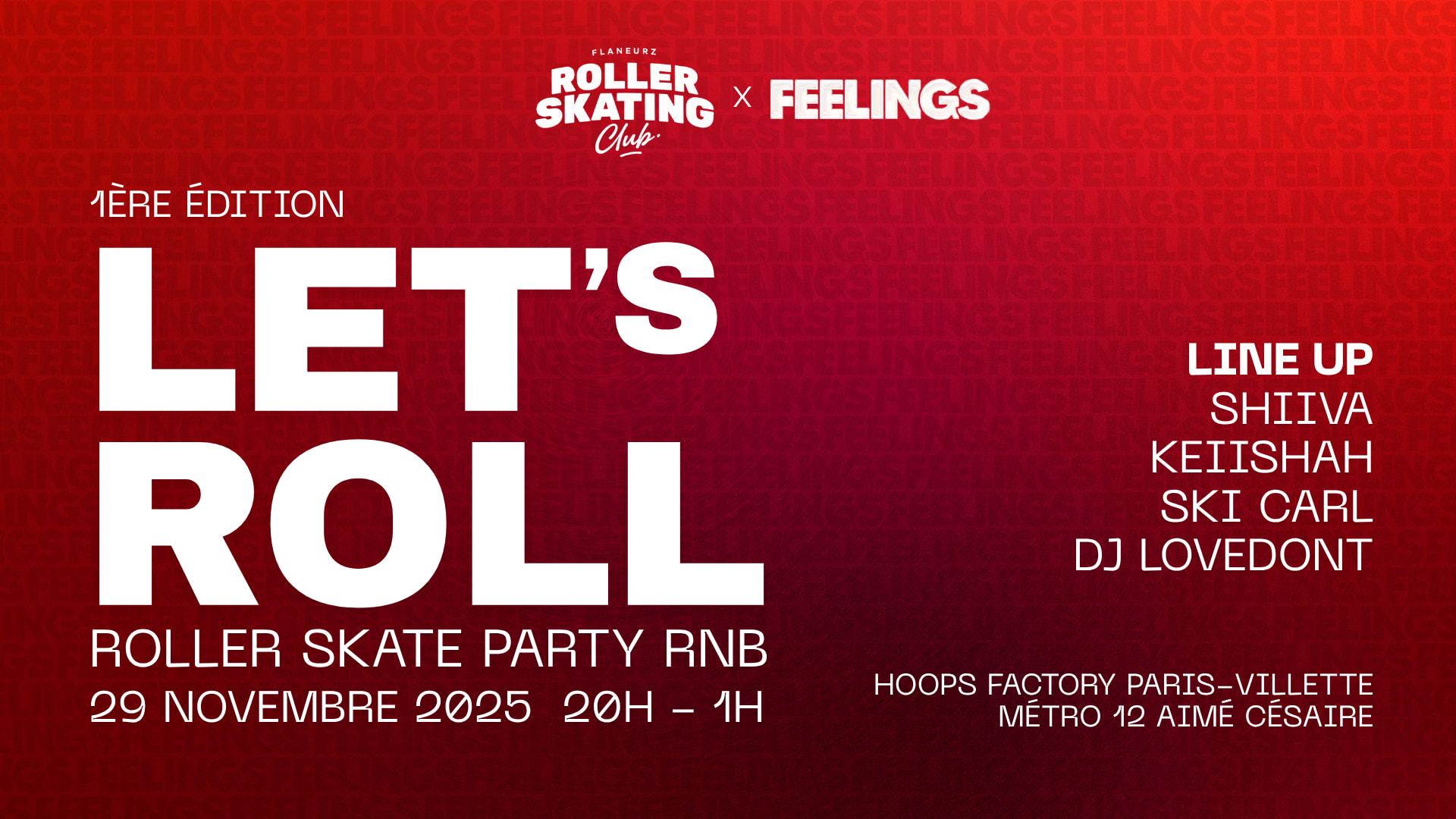 Let's Roll - Roller Skate Party Rnb