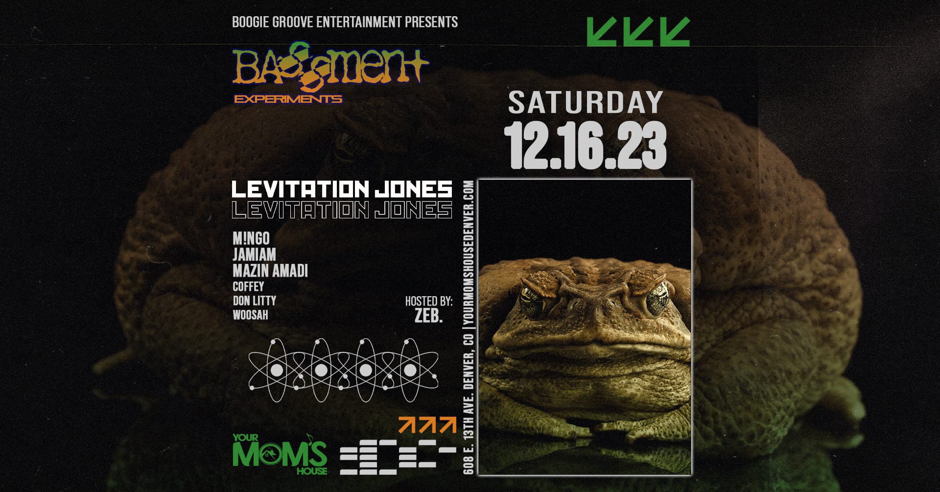 Bassment Experiments Ft. Levitation Jones