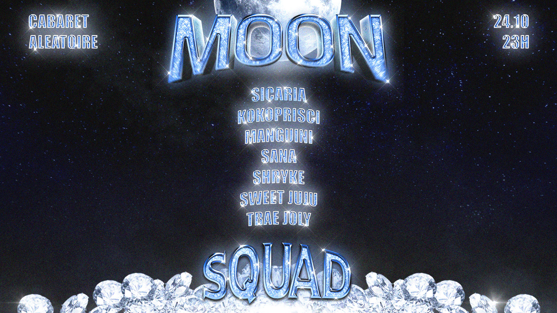 24/10| Club Cabaret X Moon Squad : Sicaria, Kokoprisci &More