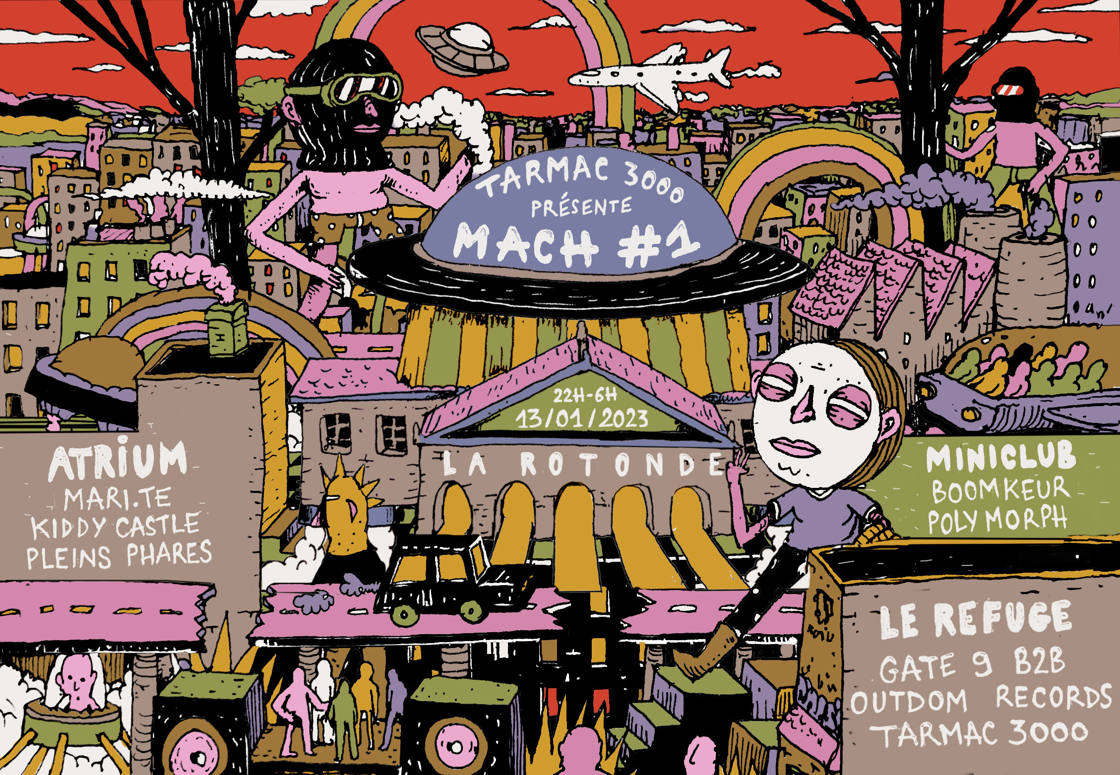 Places Dispo A L'entree - Tarmac 3000 Présente Mach #1