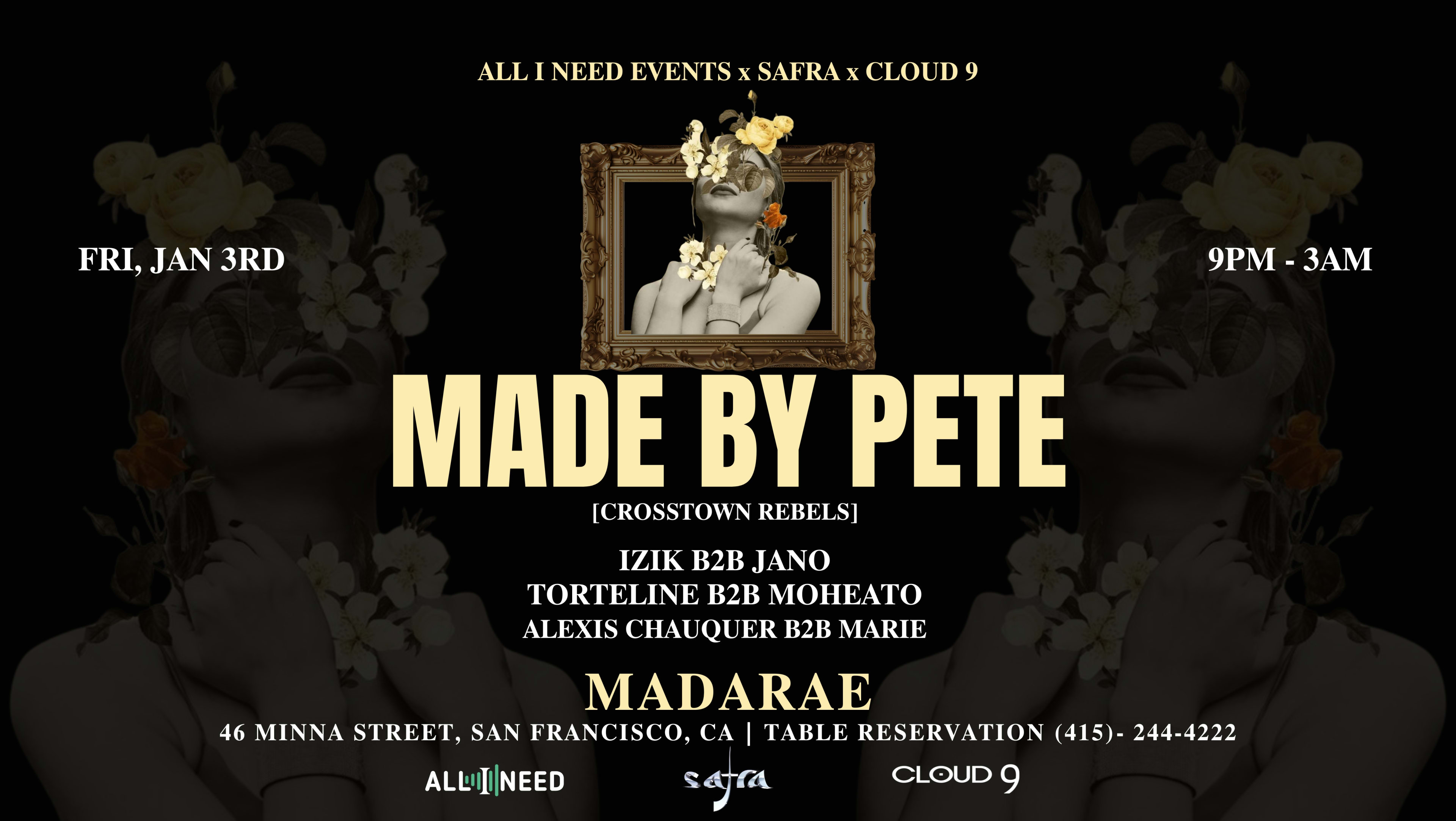 Made By Pete [Crosstown Rebels] At Madarae San Francisco