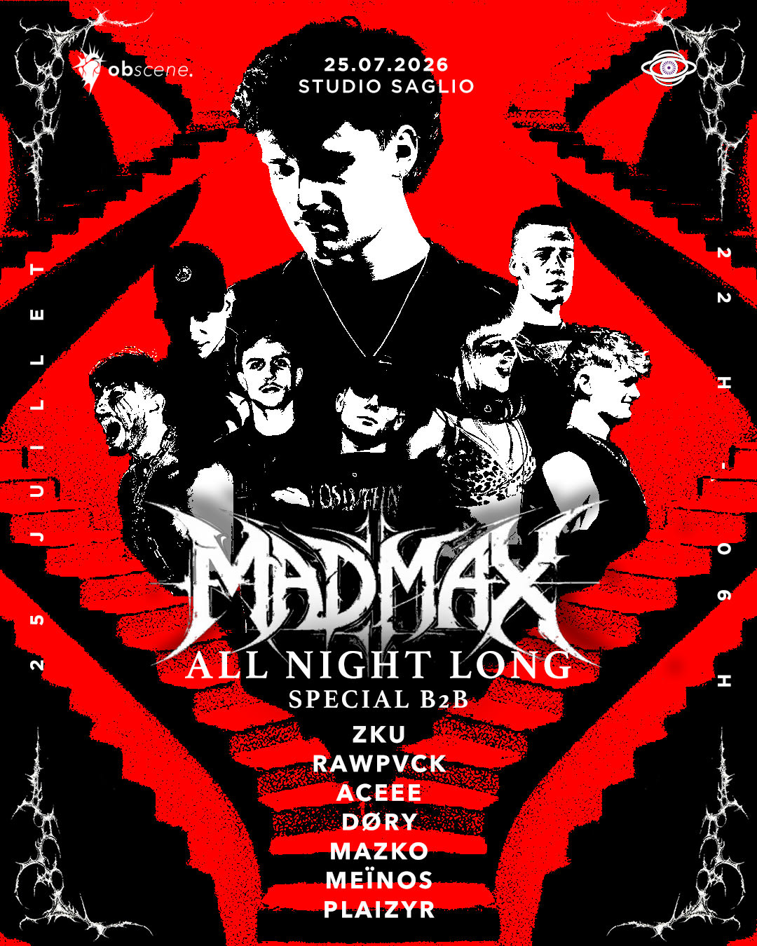 Obscene : Madmax (Anl) - Special B2b W/ Zku - Rawpvck & More