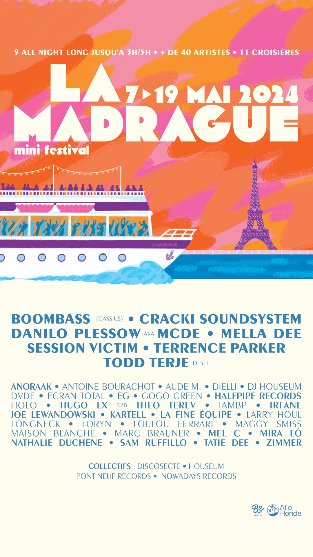 La Madrague Métro, Bateau, Disco : Mella Dee, Mel C...