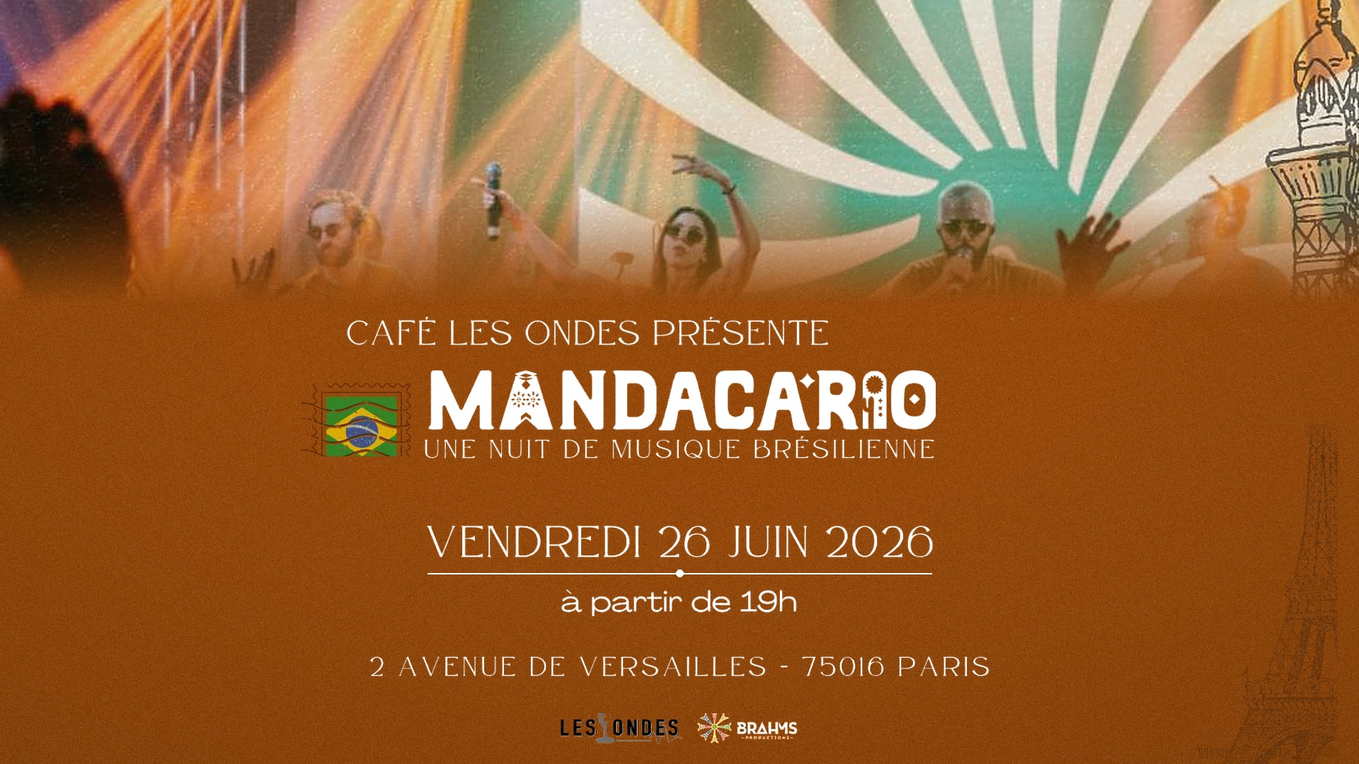 Mandacario - Une Nuit De Musique Brésilienne À Paris