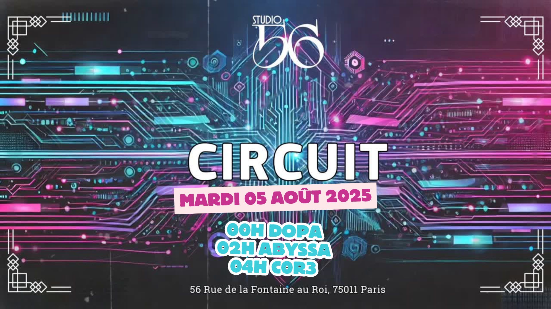 Circuit W/ Dopa, Abyssa & C0r3