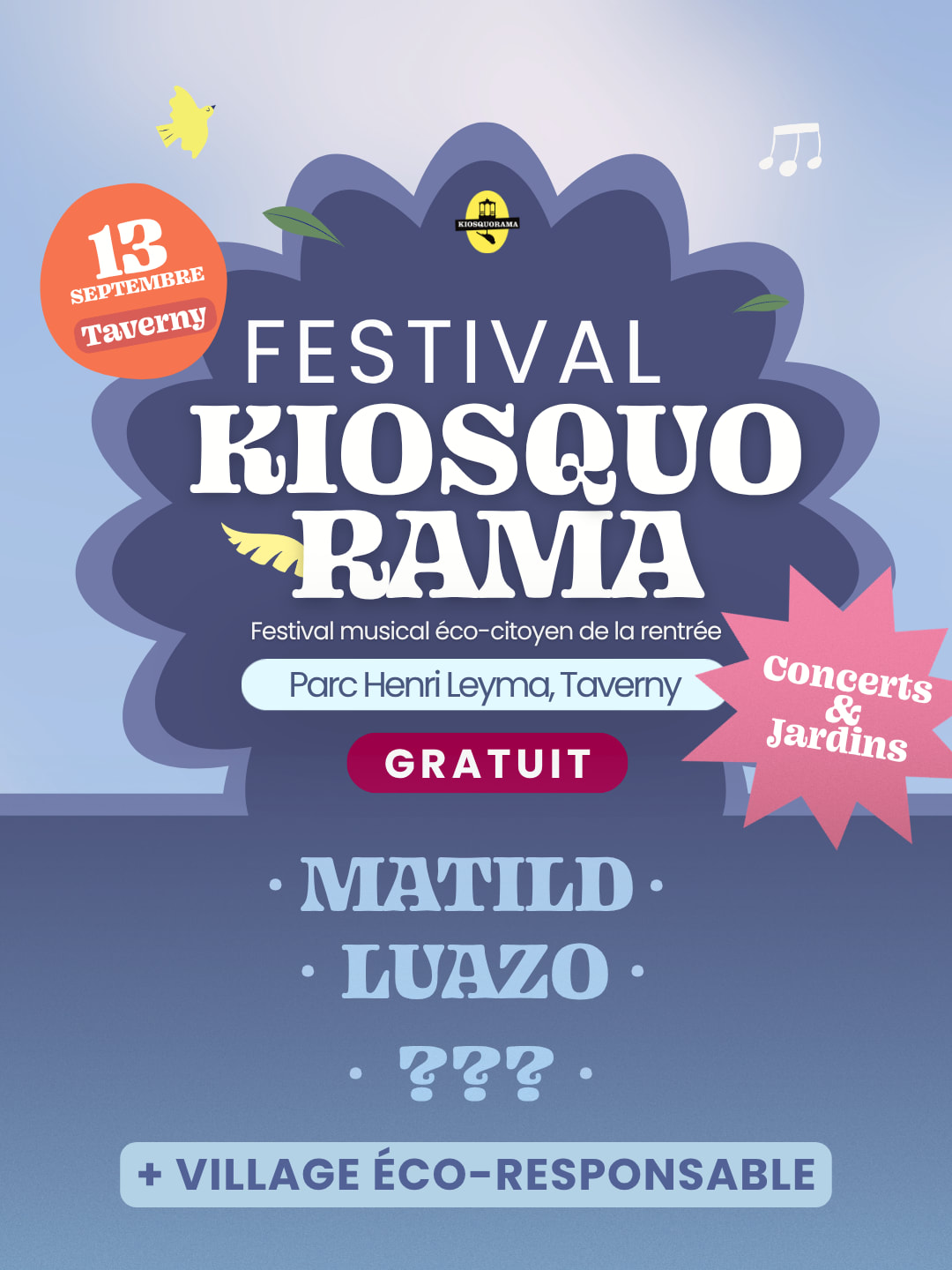 Festival Kiosquorama : Édition 2026 — 13/09