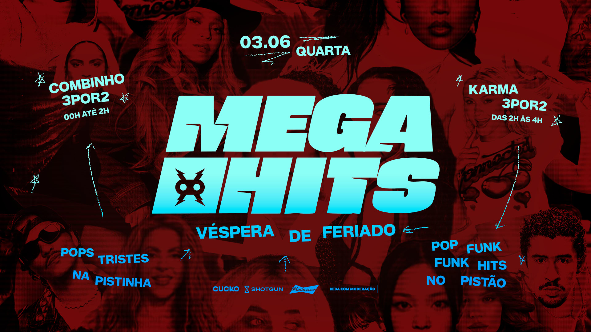 Mega Hits :: Véspera De Feriado :: 03.06 @Cucko